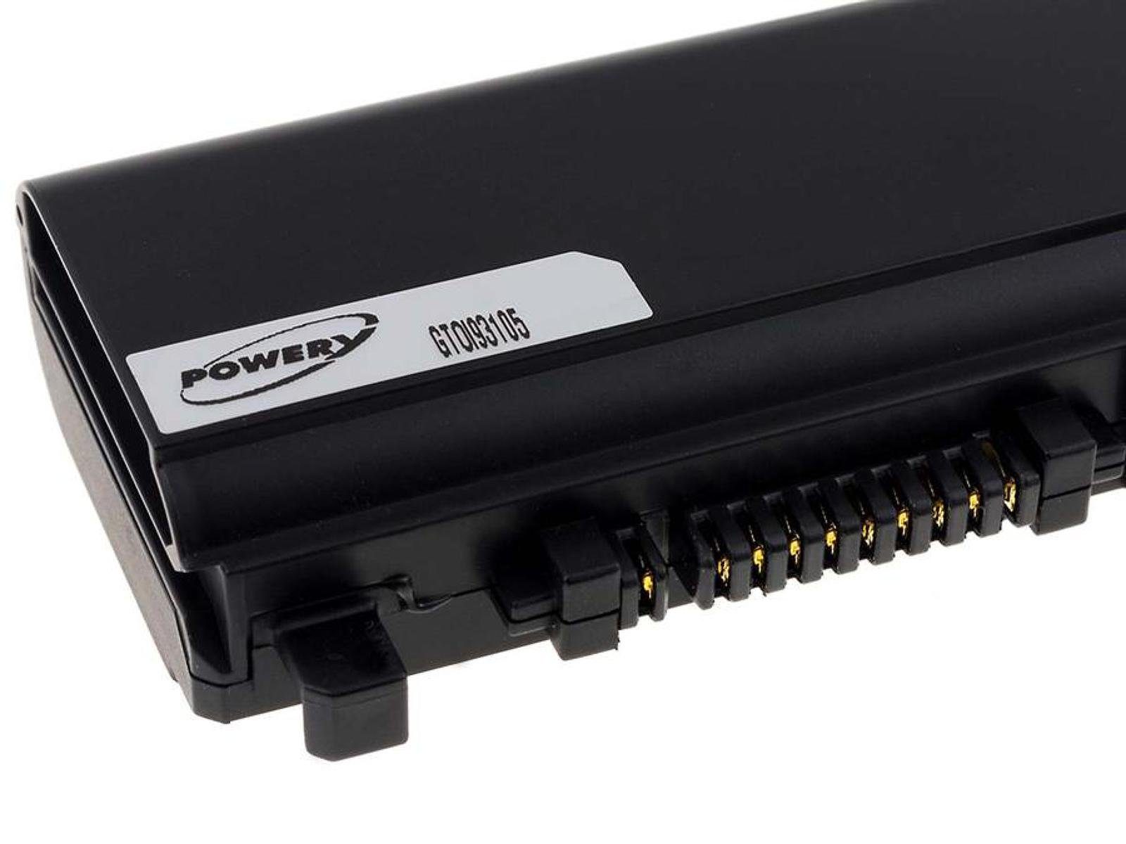 Powery Akku für (10.8 Toshiba R830-110 mAh Laptop-Akku 4400 V) Portege