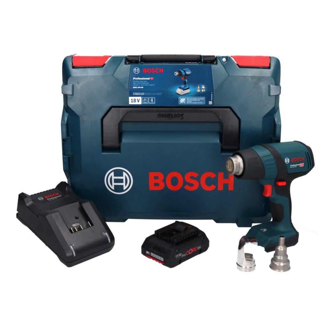 Bosch Professional Akku-Heißluftgebläse GHG 18V-50 Professional Akku Heissluftgebläse 18 V 300° C / 500° C