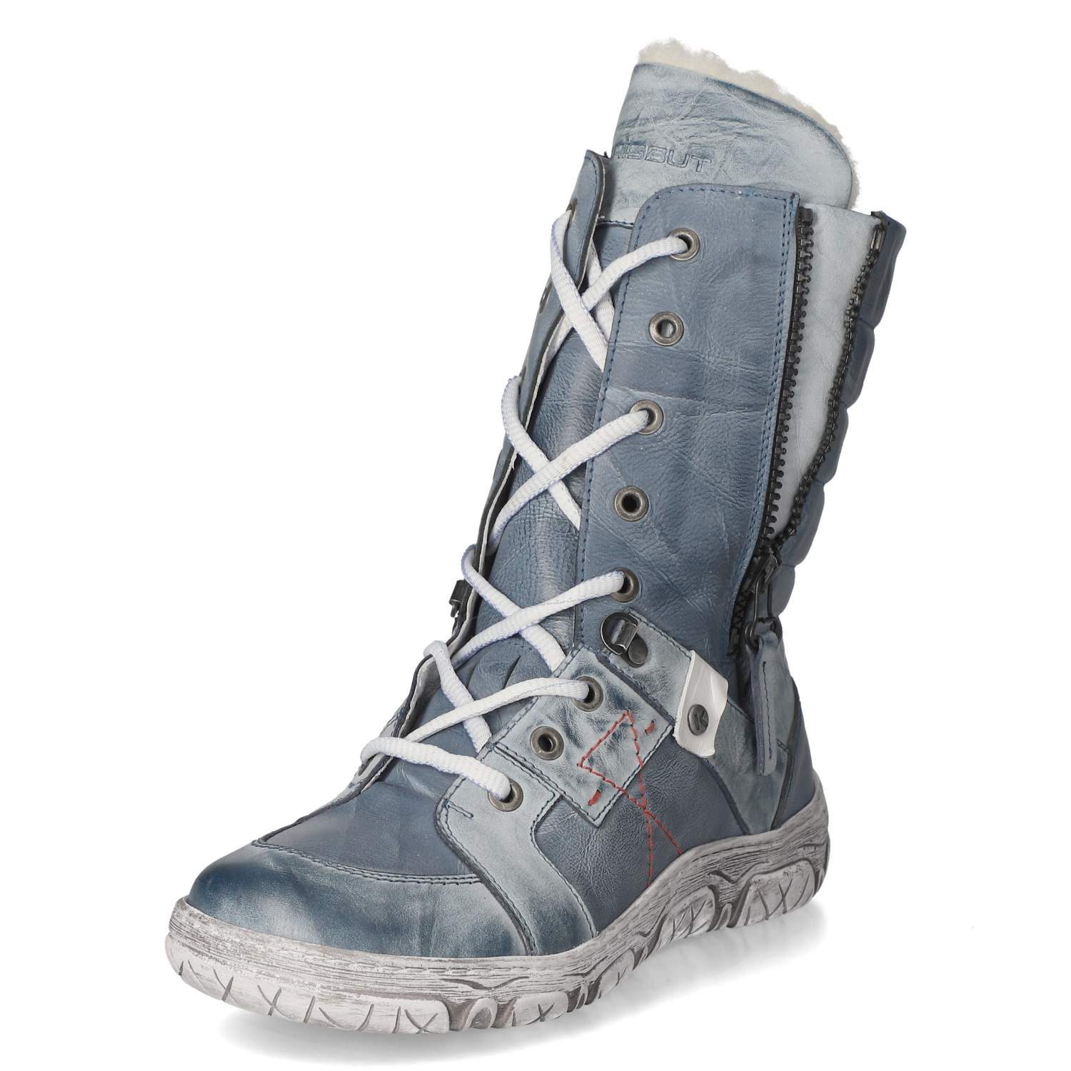 KRISBUT Krisbut - female - 3310-1 BSF - Glattleder - blau Winterstiefel günstig online kaufen