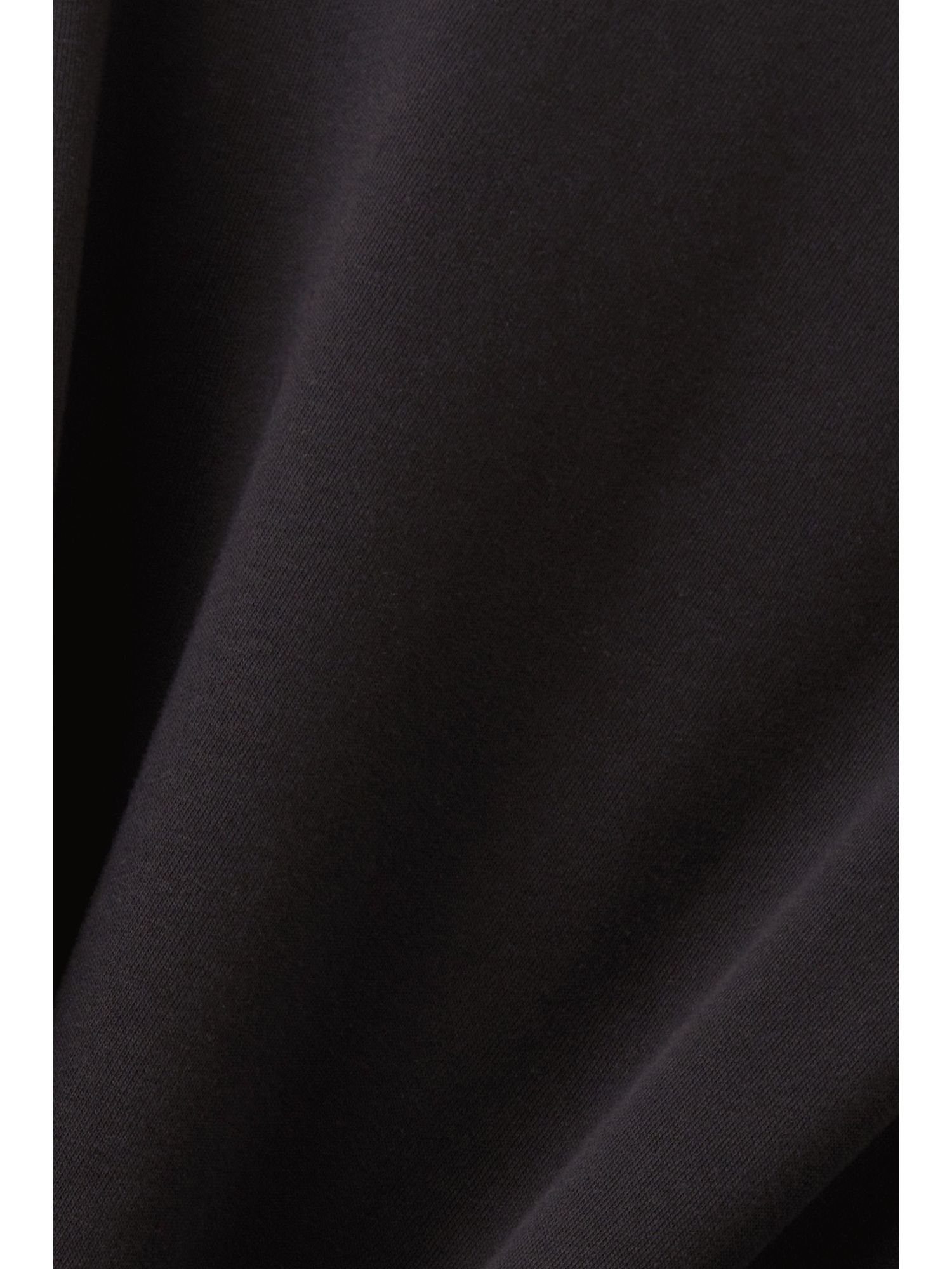 V-Ausschnitt BLACK edc Esprit by Mini-Sweatkleid Midikleid mit