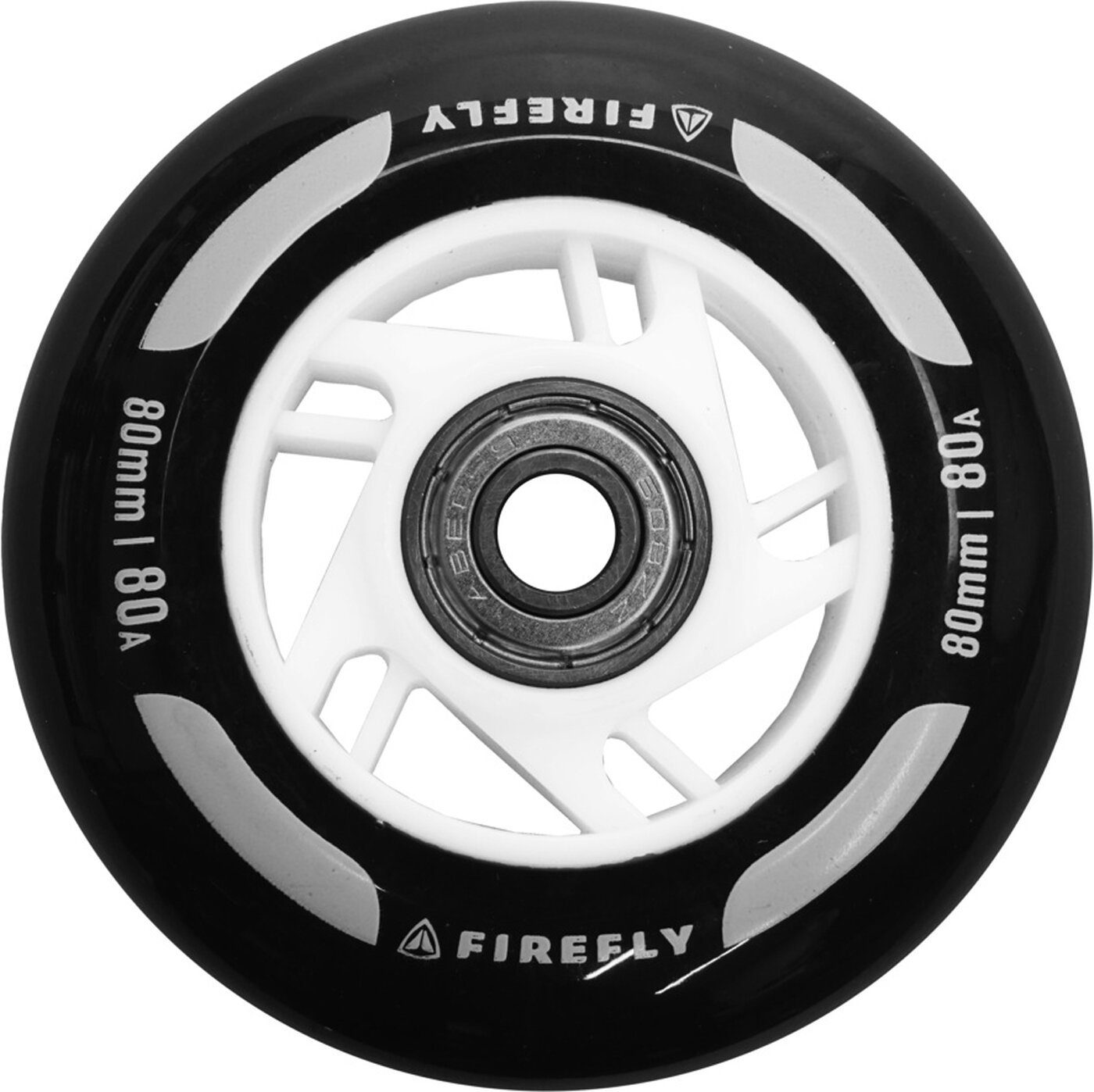 Sport Skateausrüstung FIREFLY Inlineskates Ux.-Roll-Kugell-Set 8 Wheel-Bearing Set BLACK/WHITE