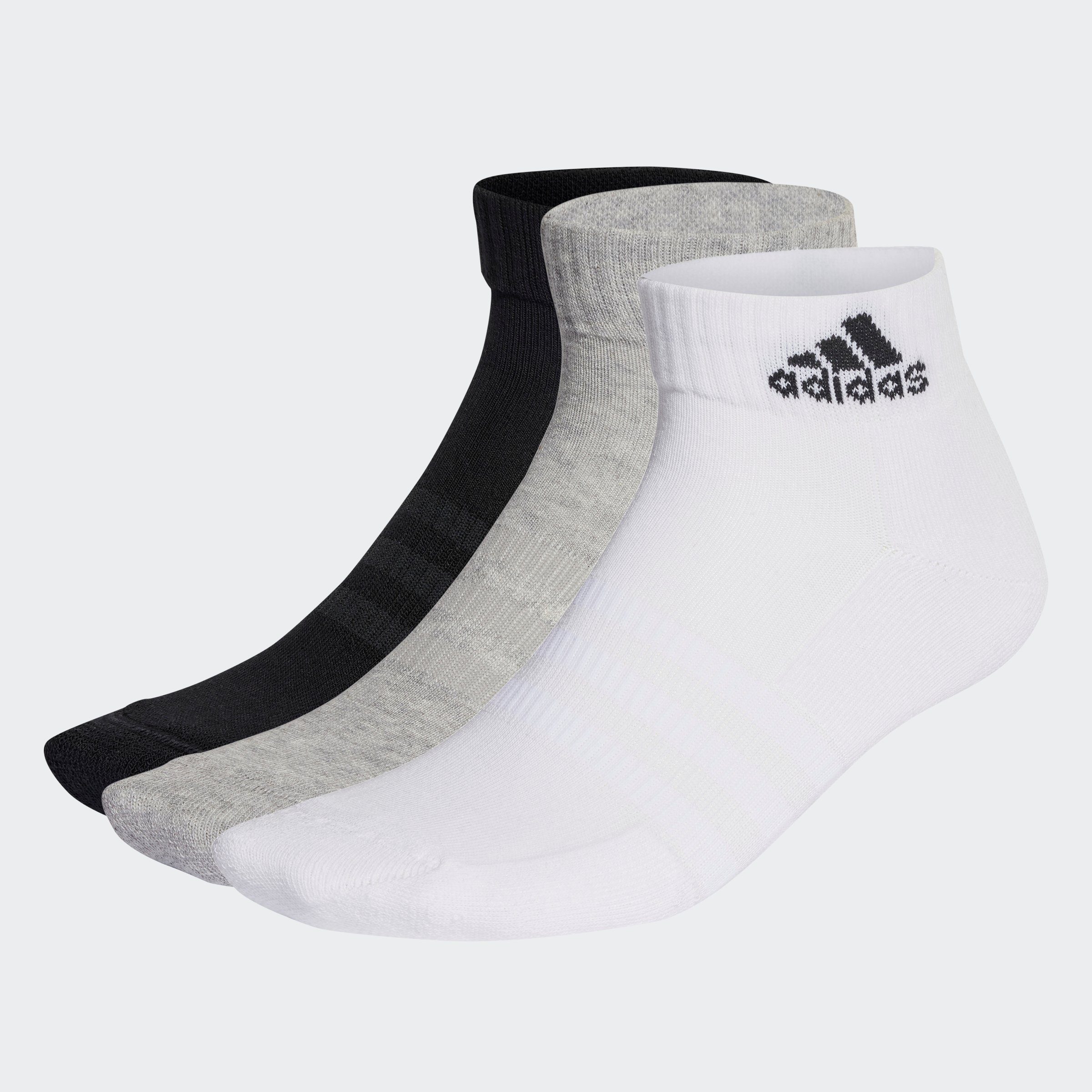 adidas Performance Спортивні шкарпетки CUSHIONED SPORTSWEAR ANKLE SOCKEN, 3 PAAR (3-Paar)