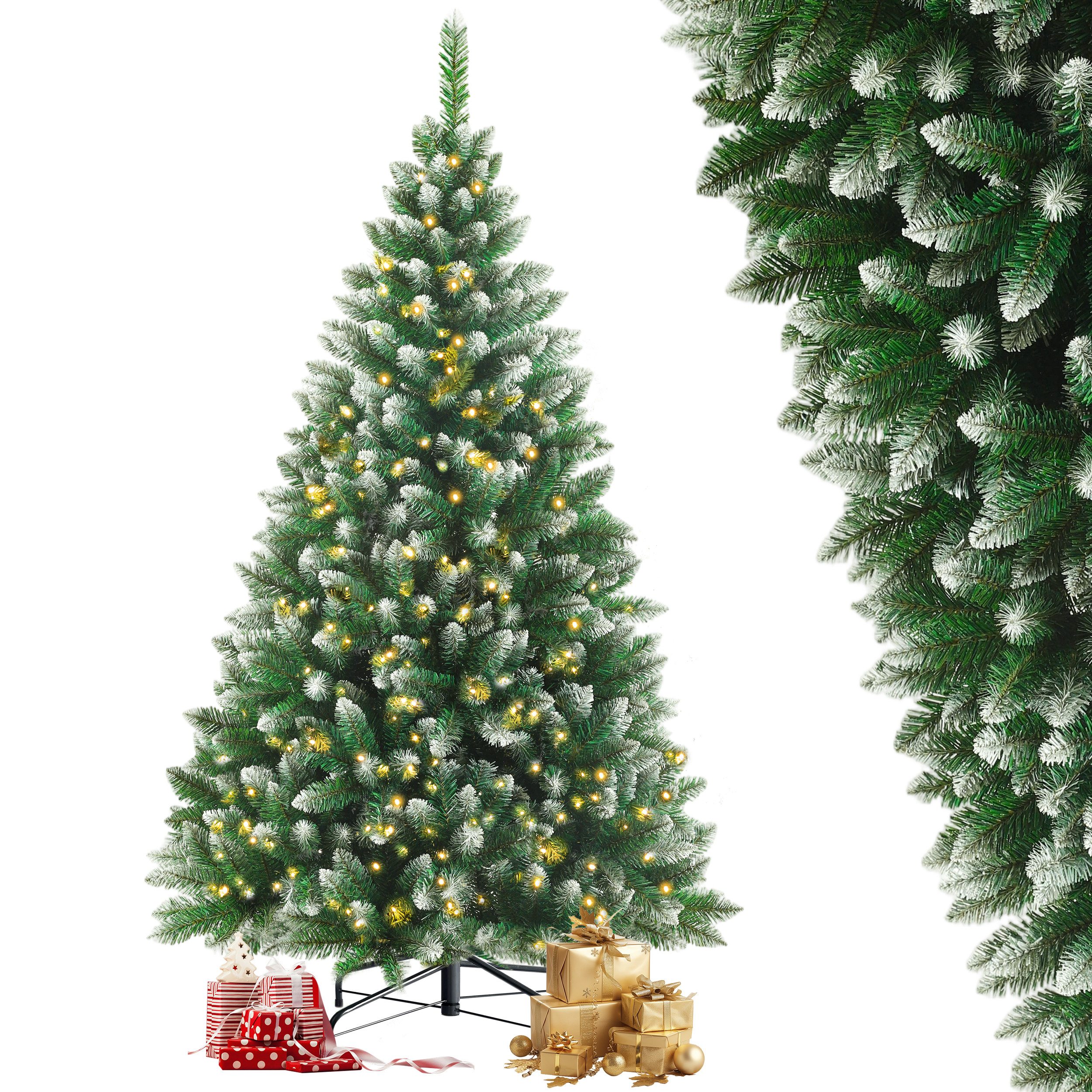 WHEELYOU Künstlicher Weihnachtsbaum Weihnachtsbaum mit integrierter Lichter günstig online kaufen