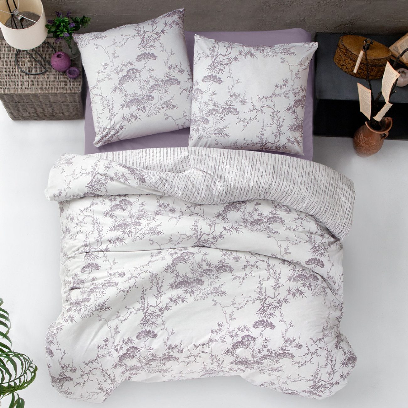 Nordqueen Bettwäsche Nordqueen Ranforce Bettwäsche Set günstig online kaufen