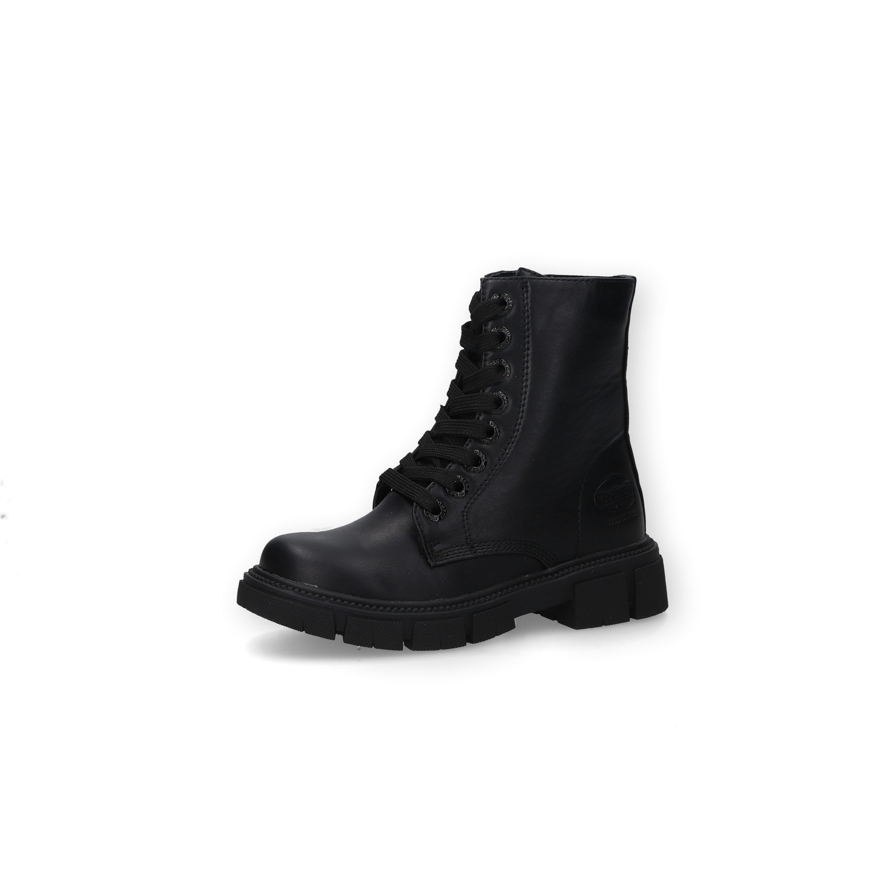 Dockers by Gerli Schnürboots Schnürstiefelette mit Profilsohle und Blockabsatz
