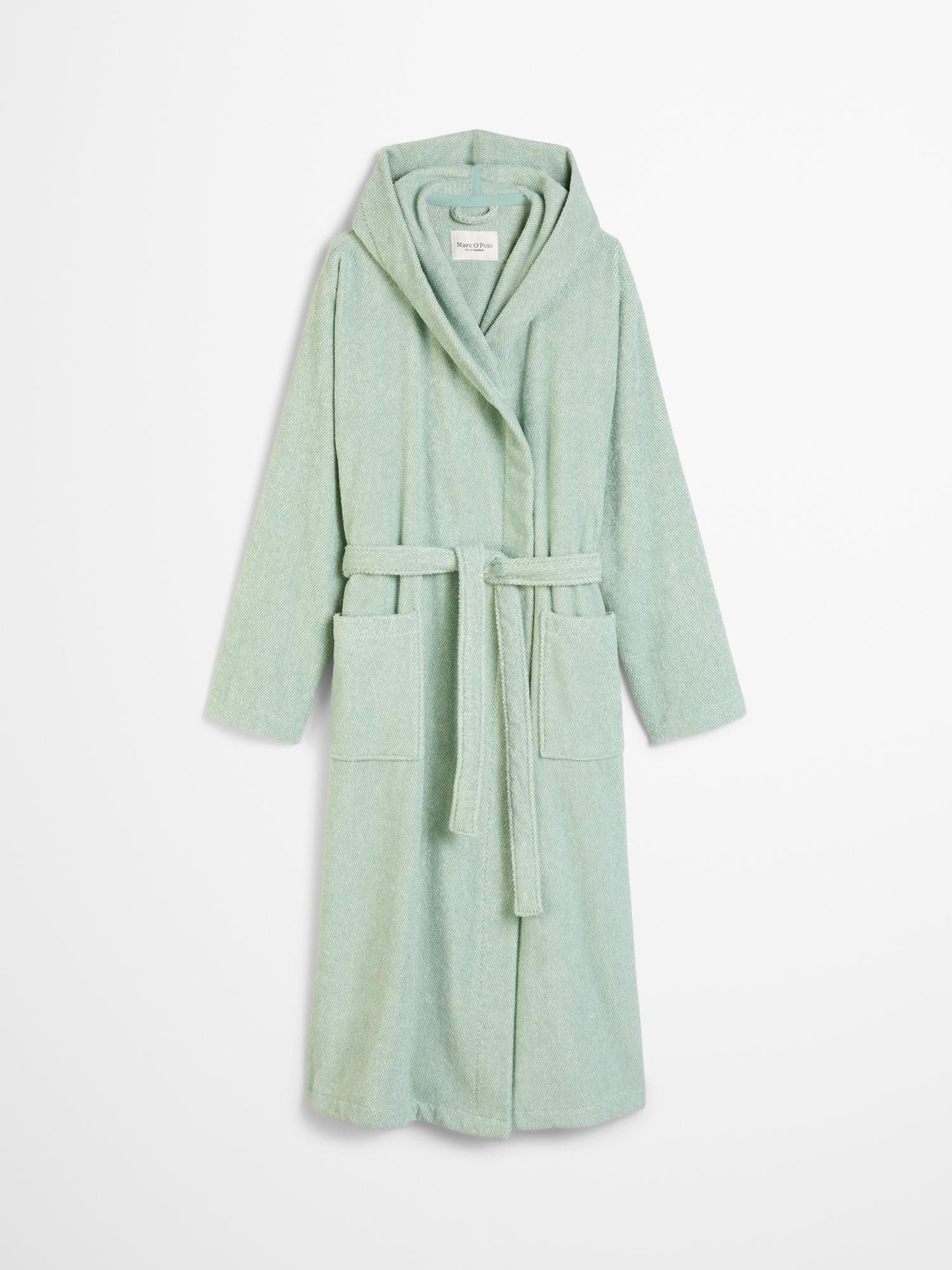 Marc O'Polo Home Damenbademantel Timeless Women Melange, Langform, Baumwoll günstig online kaufen