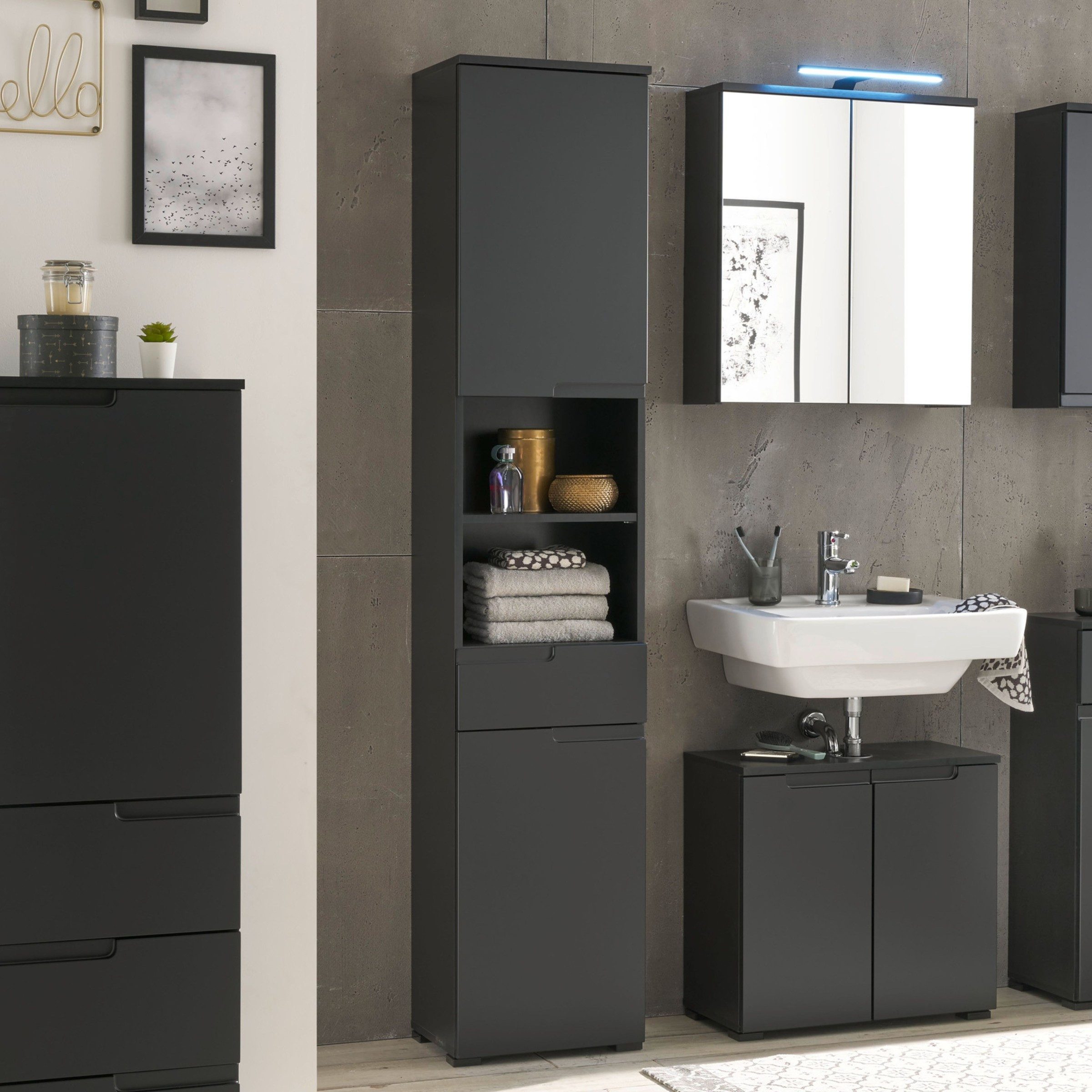 PREISBRECHER Hochschrank Spice 40 x 191 günstig online kaufen