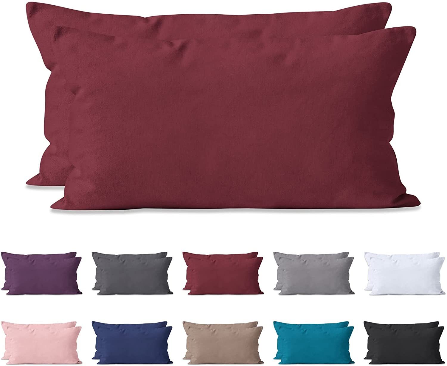Hometex Premium Textiles Kissenbezug 2-er Set günstig online kaufen