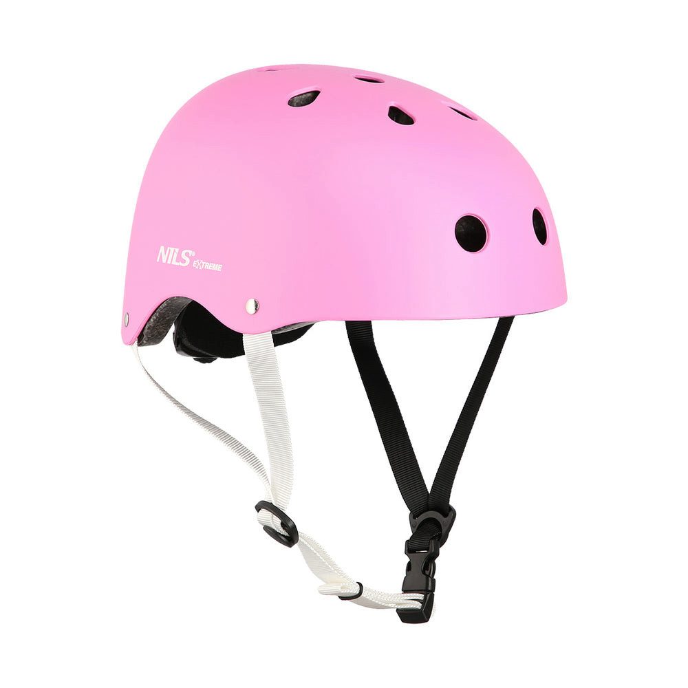 NILS EXTREME Fahrradhelm Skaterhelm Sporthelm Schutzhelm (Spar-Set, 1-tlg., 48-52 cm leicht), Out-Mold, 11 Lüftungslöcher, verstellbar