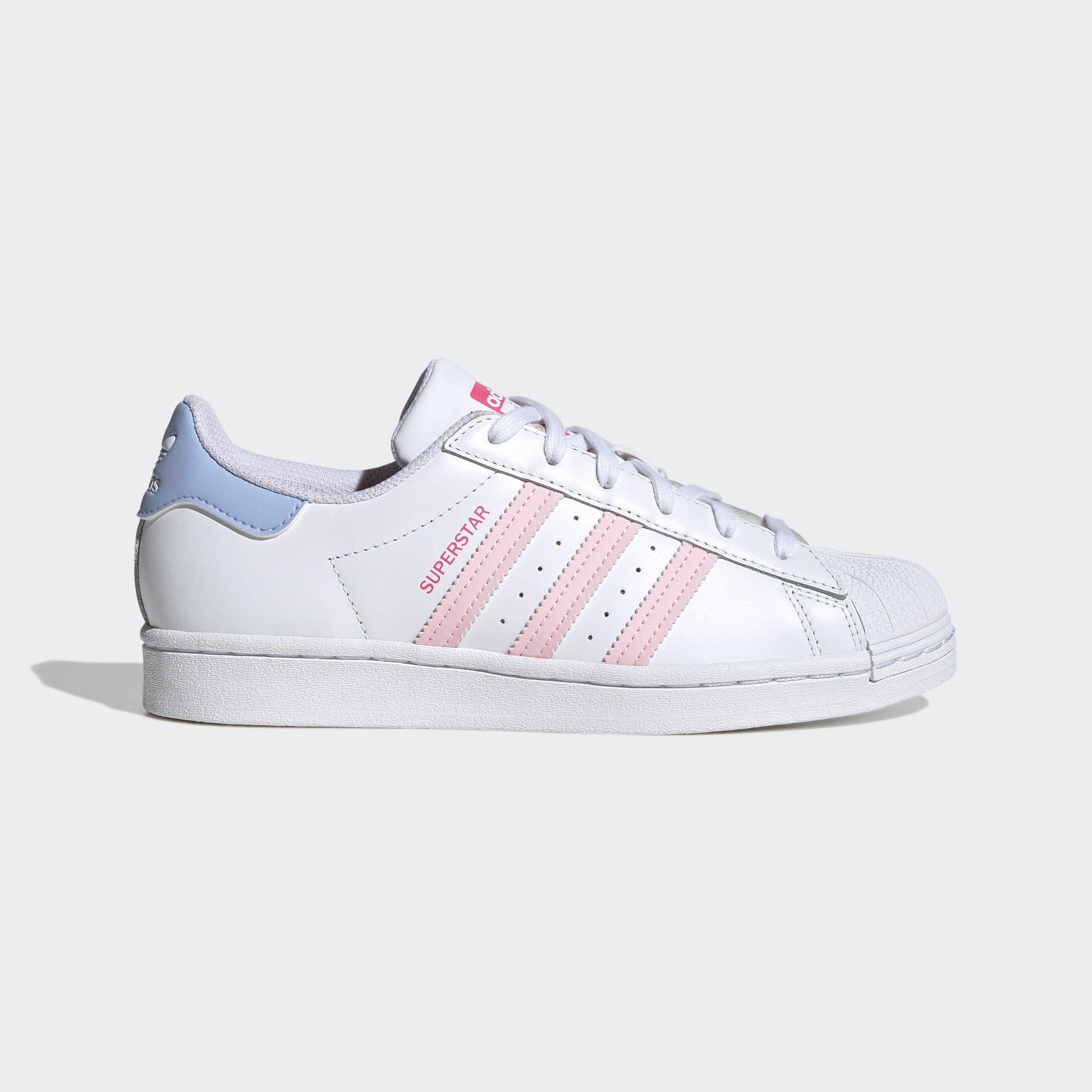 adidas Originals SUPERSTAR Sneaker White Pink Pulse / Magenta Cloud / Clear