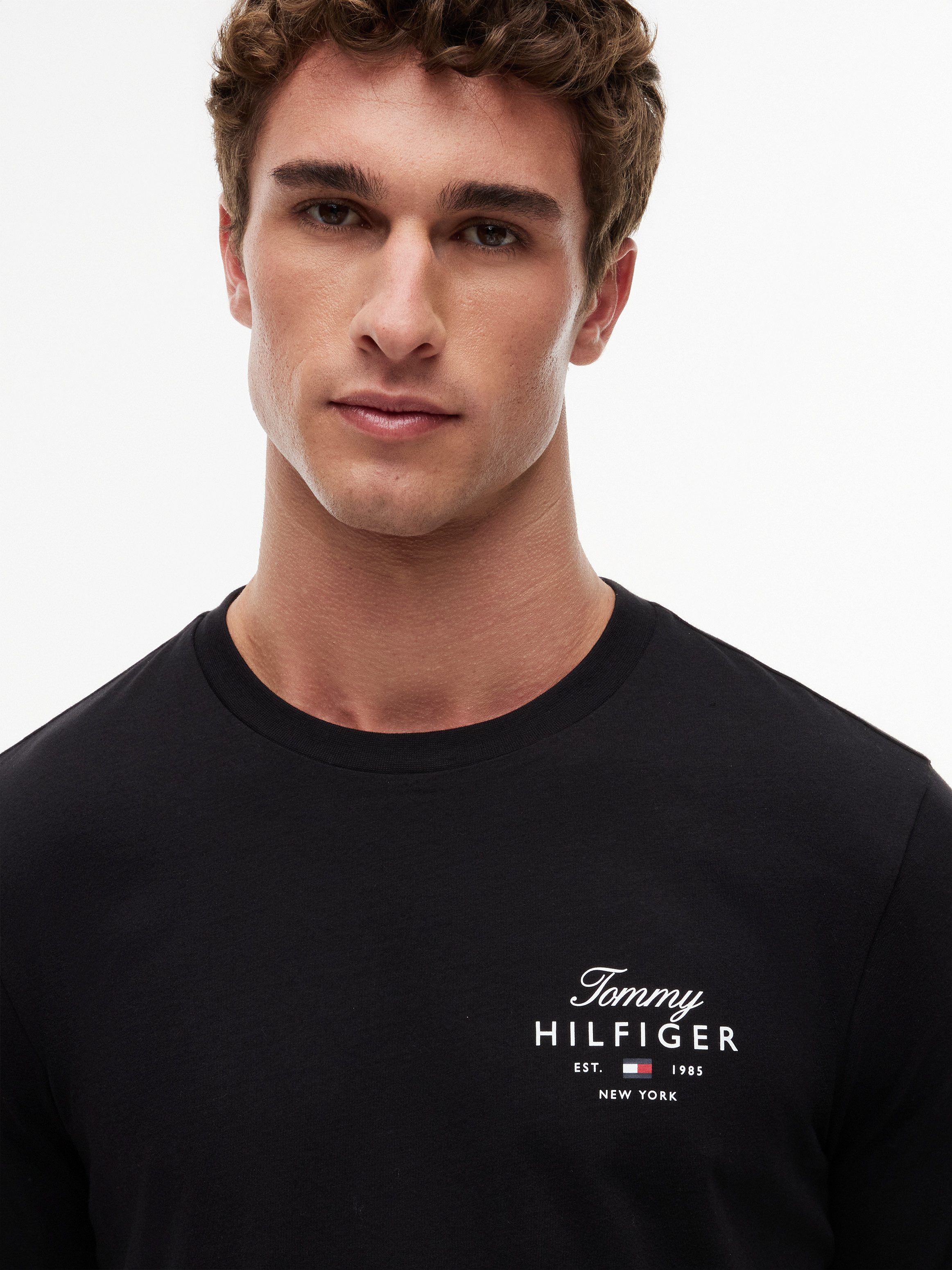 Tommy Hilfiger Langarmshirt SCRIPT STACK LS REGULAR TEE