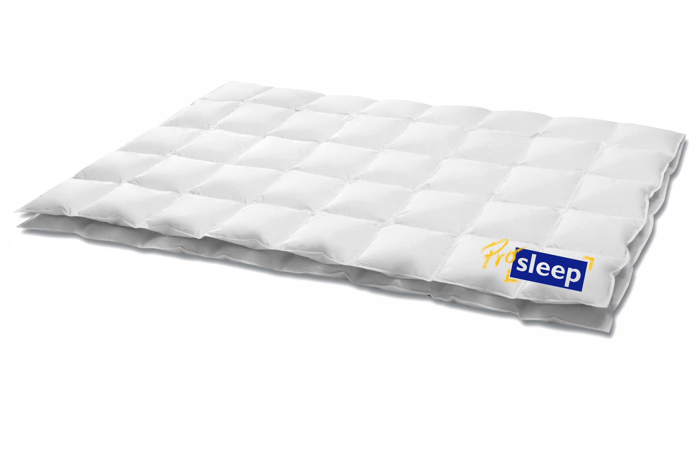 HANSKRUCHEN Daunenbettdecke Hanskruchen Daunendecke Pro Sleep Extra Leicht 155 x 200 cm, Bezug: 100% Baumwolle