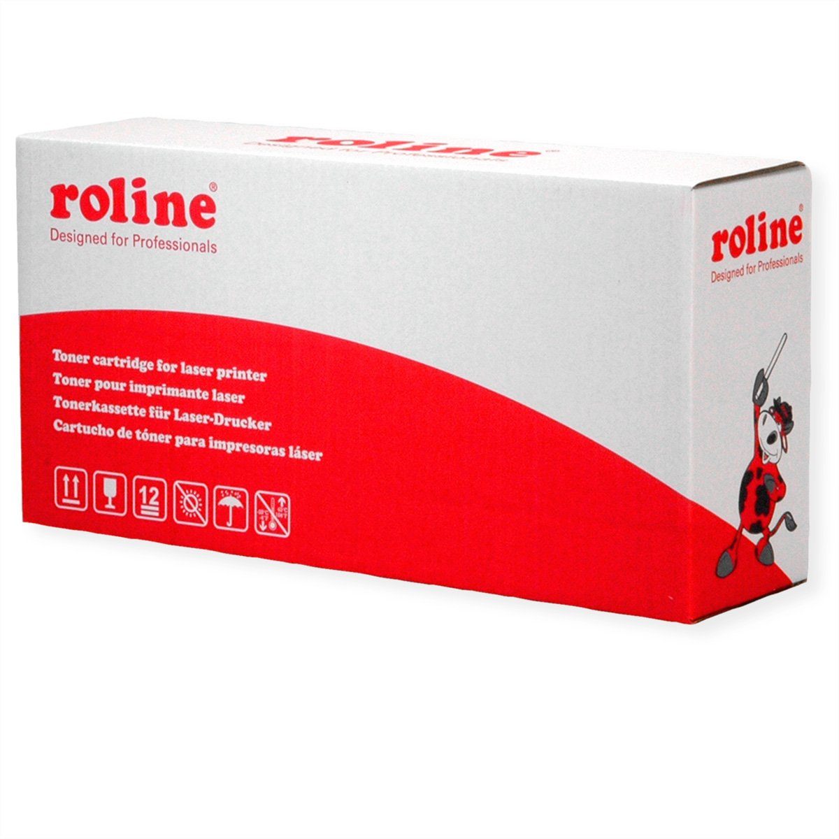 ROLINE Tonerkartusche Toner kompatibel zu CE400X, Nr.507X, für HP Color LJ Enterprise 500 M551, ca. 11.000 Seiten