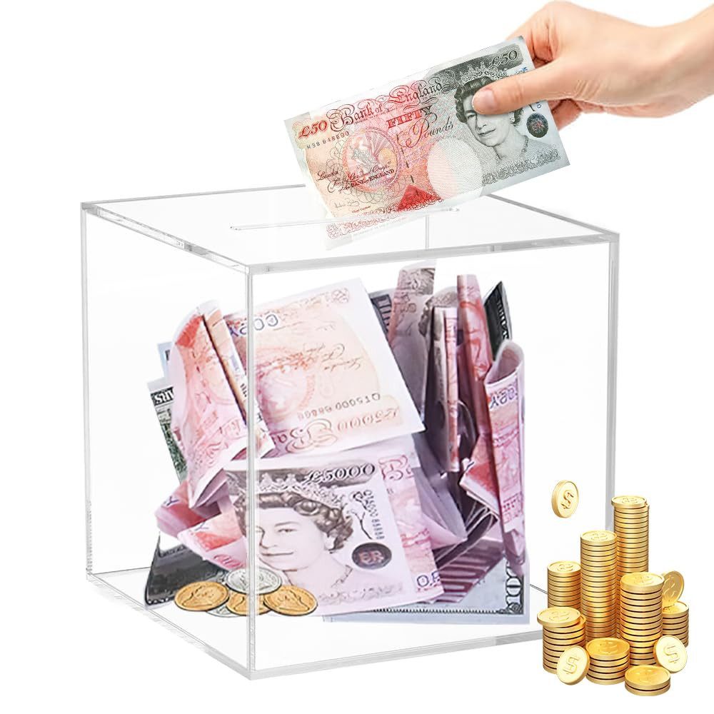 BlingBin Spardose Transparent Sparschwein Sparbüchse Groß günstig online kaufen