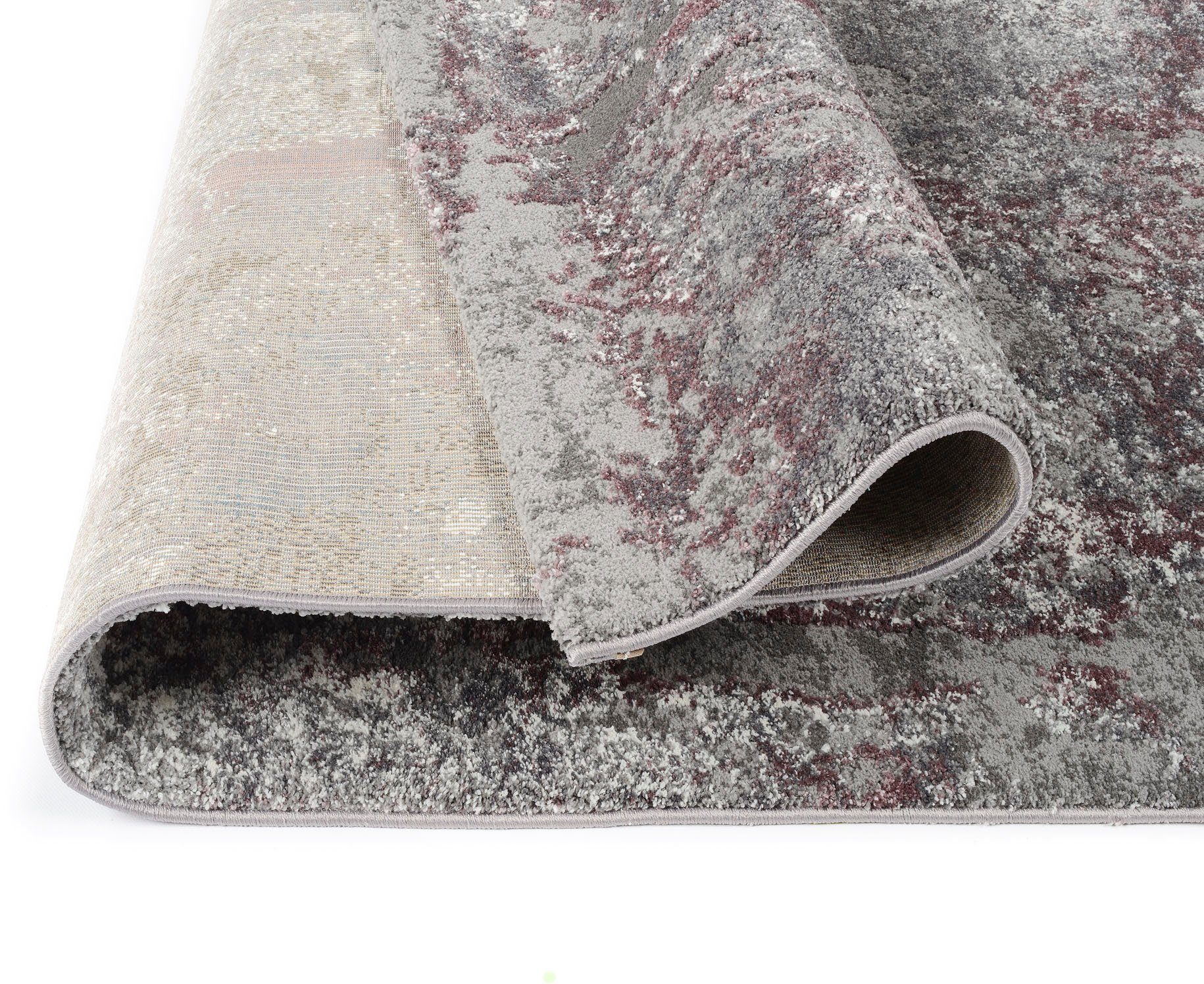 OCI DIE TEPPICHMARKE Teppich »JUWEL LIRAY«, rund, 20 mm Höhe, Wohnzimmer günstig online kaufen