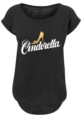 F4NT4STIC T-Shirt Cinderella Aschenputtel Shoe Logo Print