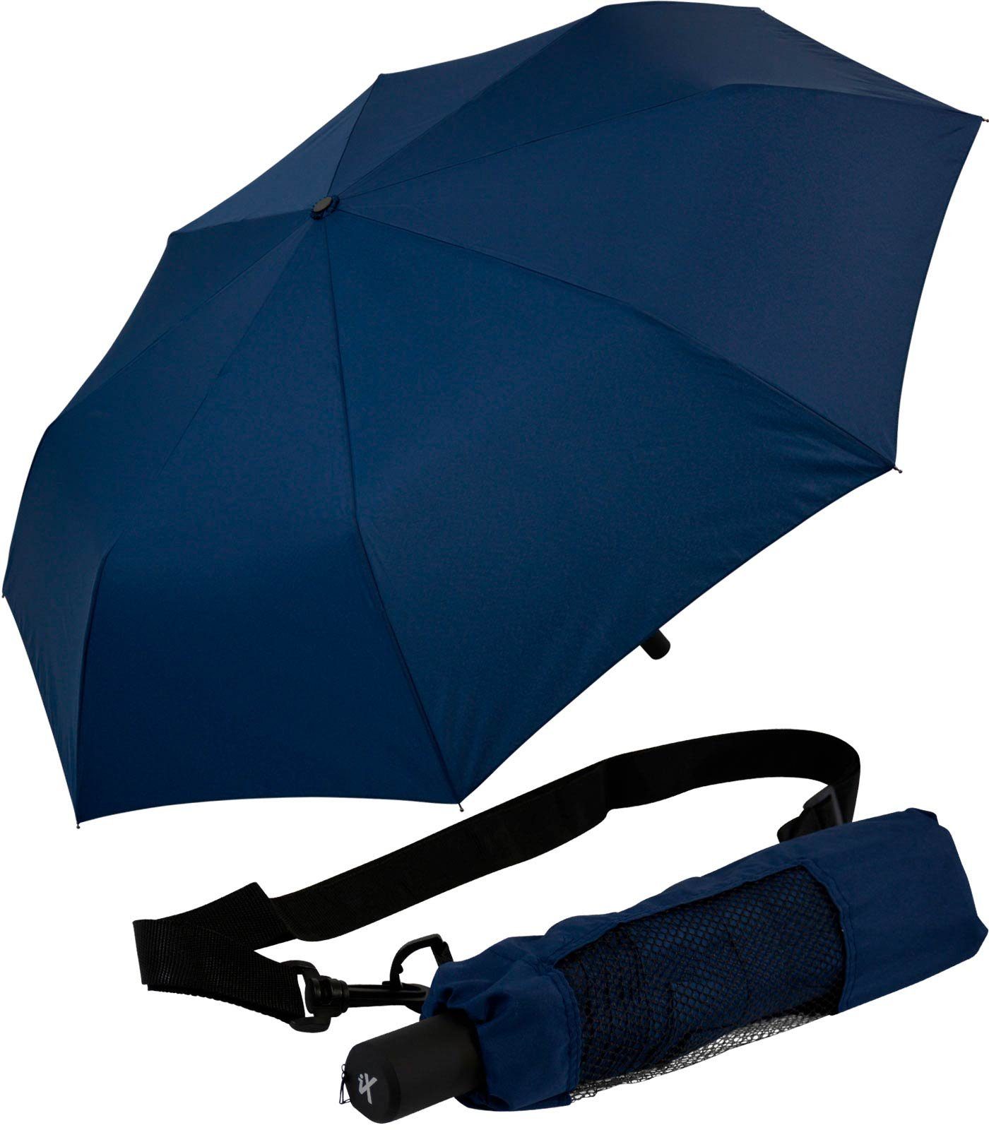 Trekkingschirm Trekking Schirm XXL 115cm mit Umhängetasche