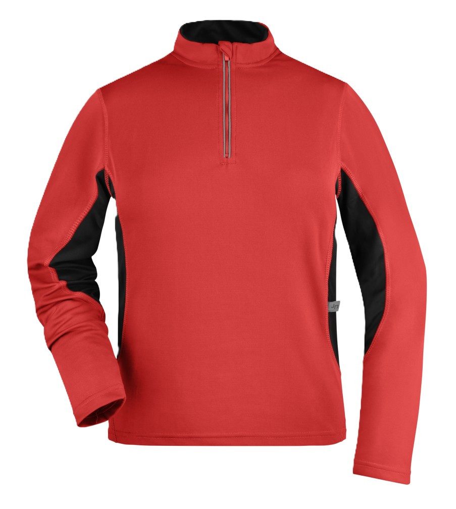 James & Nicholson Laufshirt Funktionelles Damen Langarm Laufshirt JN317 Atmungsaktiv, feuchtigkeitsregulierend und schnell trocknend