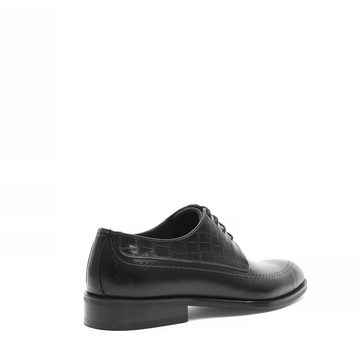 Celal Gültekin 747-4510 Black Classic Shoes Schnürschuh