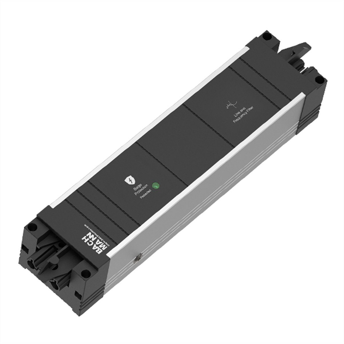 Bachmann STEP ALU 1xGVS-Plus GST18 Einbau-Tischsteckdosenleiste, 906.2056