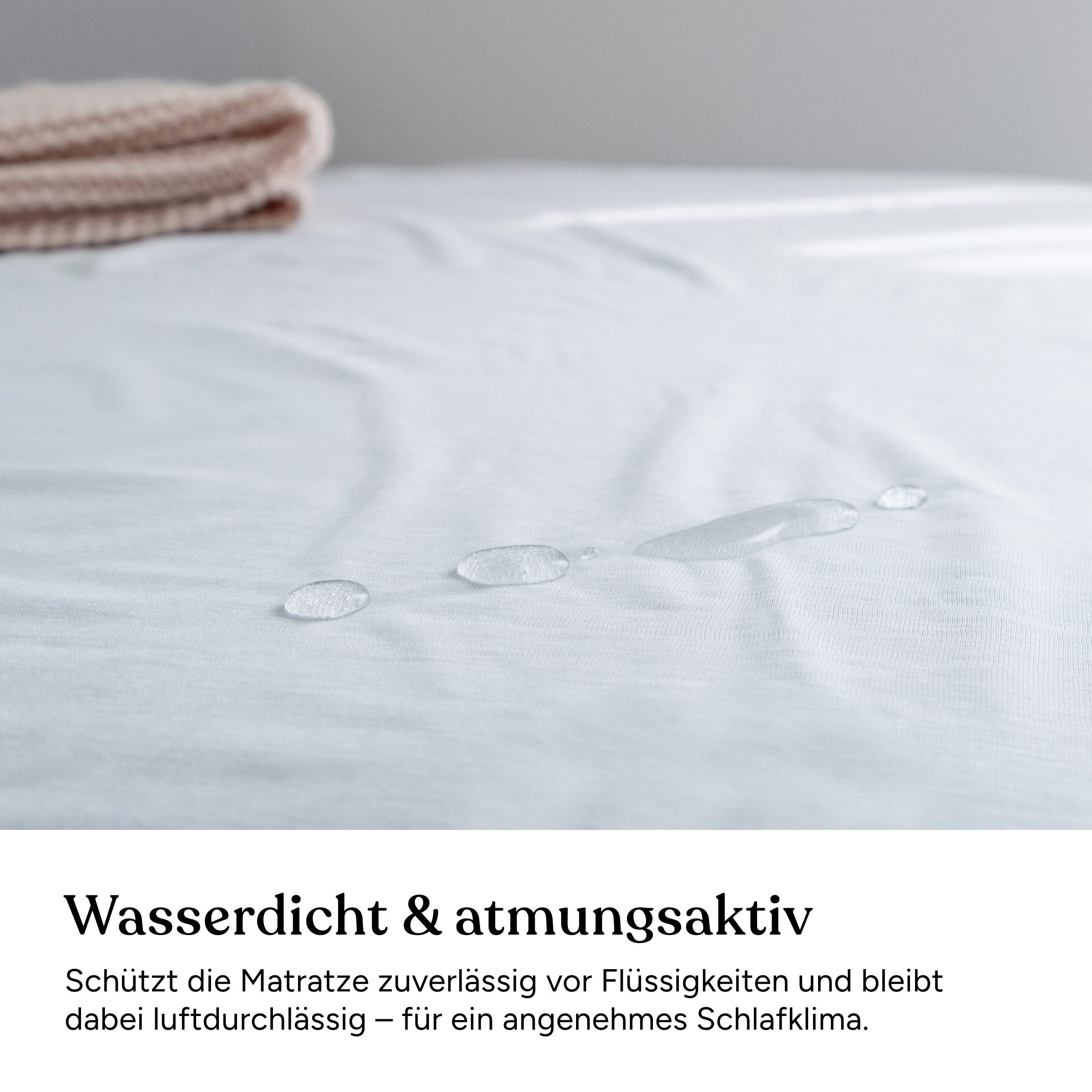 Matratzenauflage wasserdicht, 100 % TENCEL™ Lyocell + Membrane, Matratzenauflage Ehrenkind, Matratzenschoner 60x120 cm