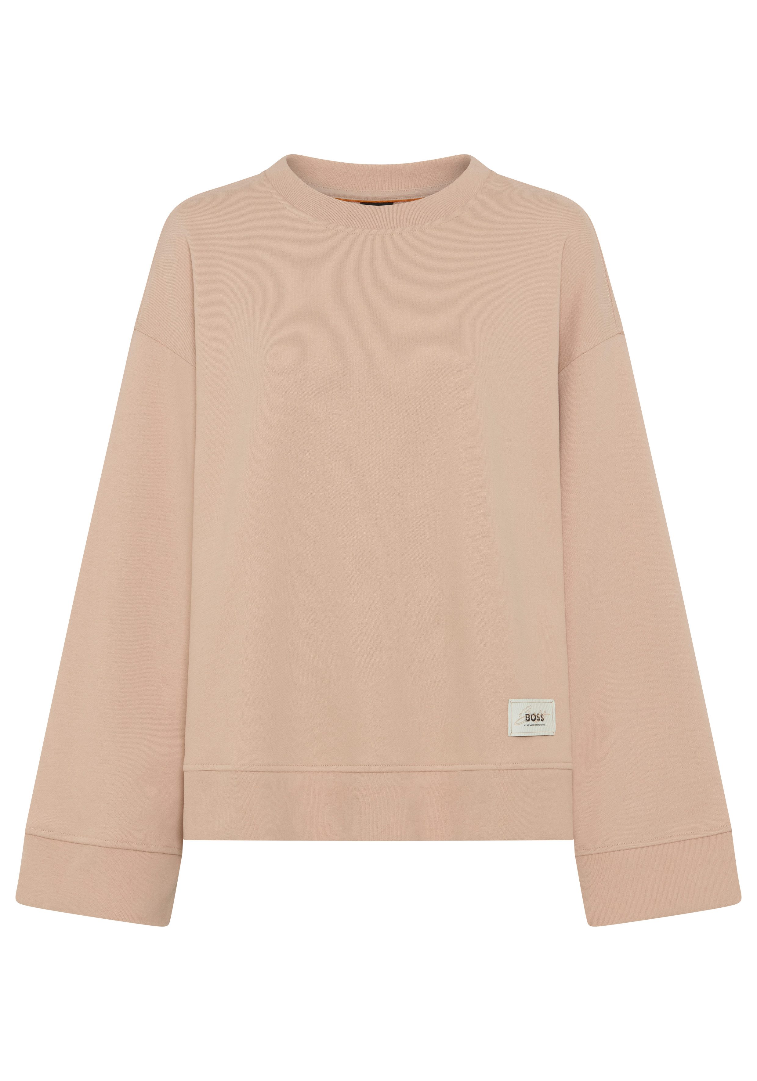 BOSS ORANGE Sweatshirt Every Premium Damenmode mit weiten Ärmeln, Relaxed Fit