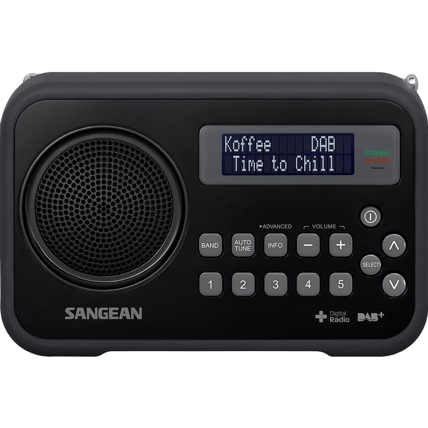 Digitalempfänger Sangean (DAB) DAB+ / DPR-67 Digitalradio schwarz (DAB) FM-RDS