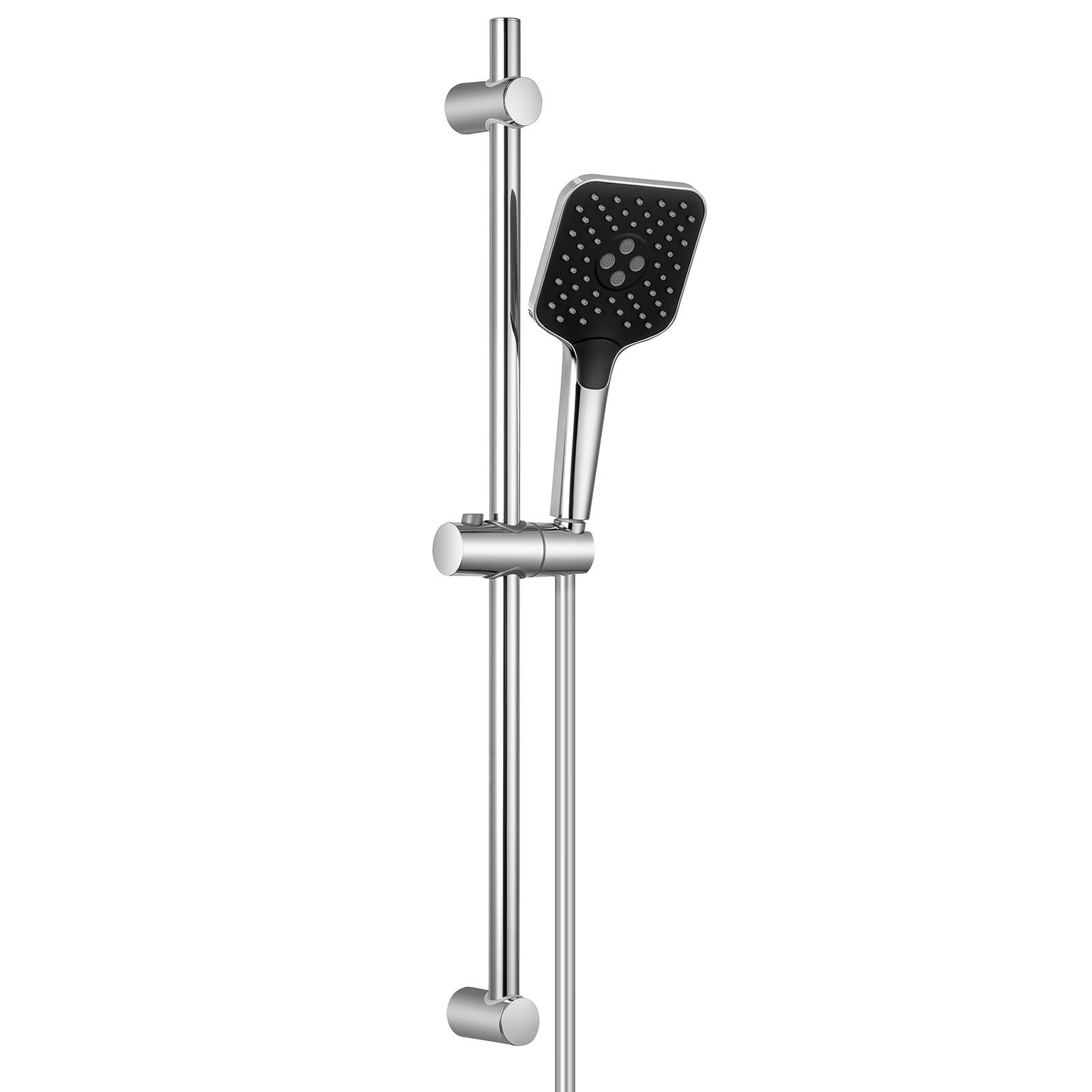 Brausegarnitur Duschstange mit Handbrause 3 Strahlarten für Handbrausen