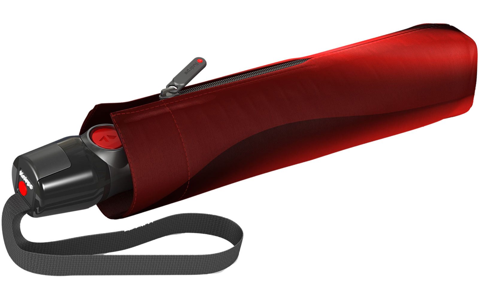 Knirps® Taschenregenschirm T.200 Duomatic mit leichtgängiger Auf-Zu-Automatik, mit Schirmhülle mit Reißverschluss – Bild 3 von 3