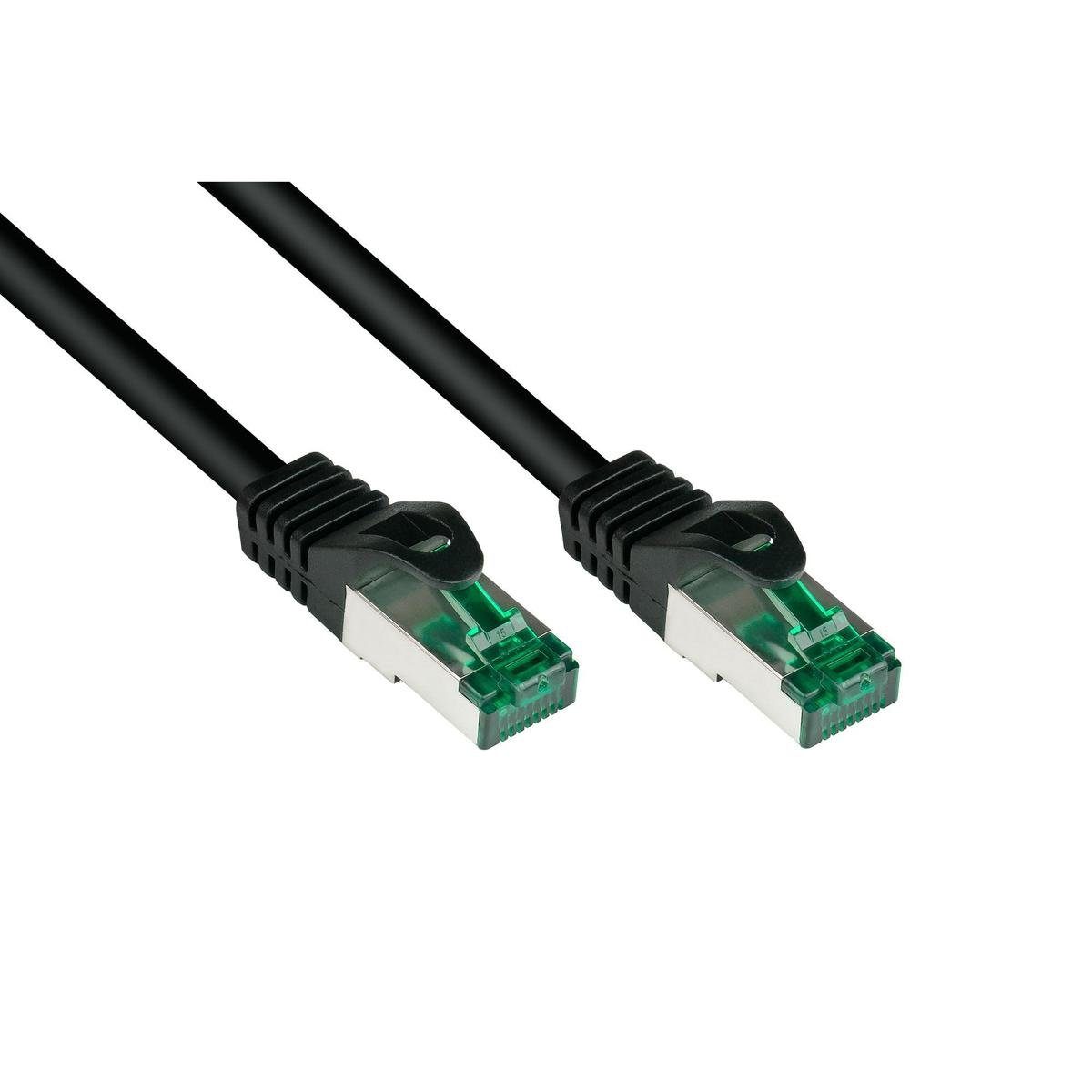 VARIA 8062-H050S - Patchkabel Cat.6a, S/FTP, 5m, schwarz LAN-Kabel, (500,00 cm)
