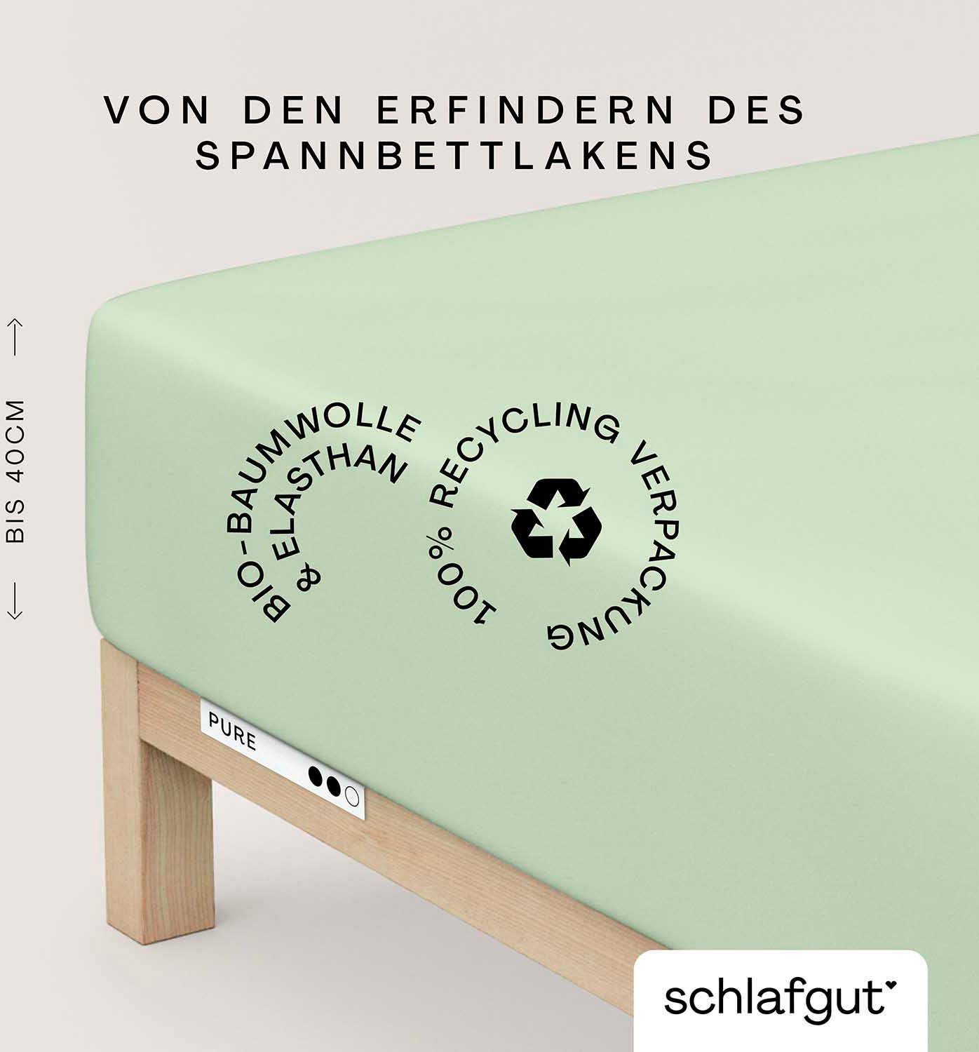 Schlafgut Spannbettlaken PURE BOXSPRING in Gr. günstig online kaufen
