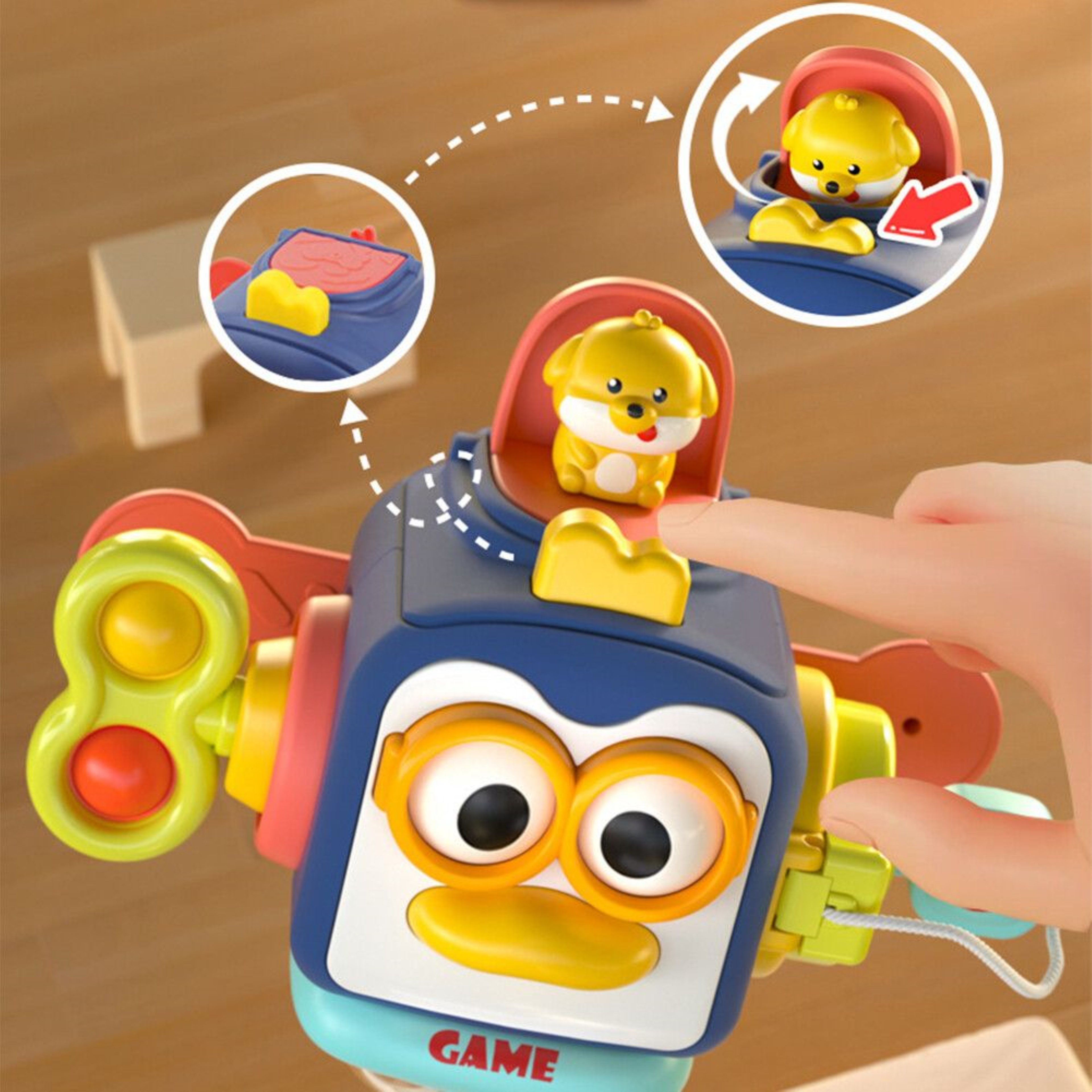 LA CUTE Lernspielzeug Mega Set 4 in 1 Montessori Babyspielzeug Lernwürfel M günstig online kaufen