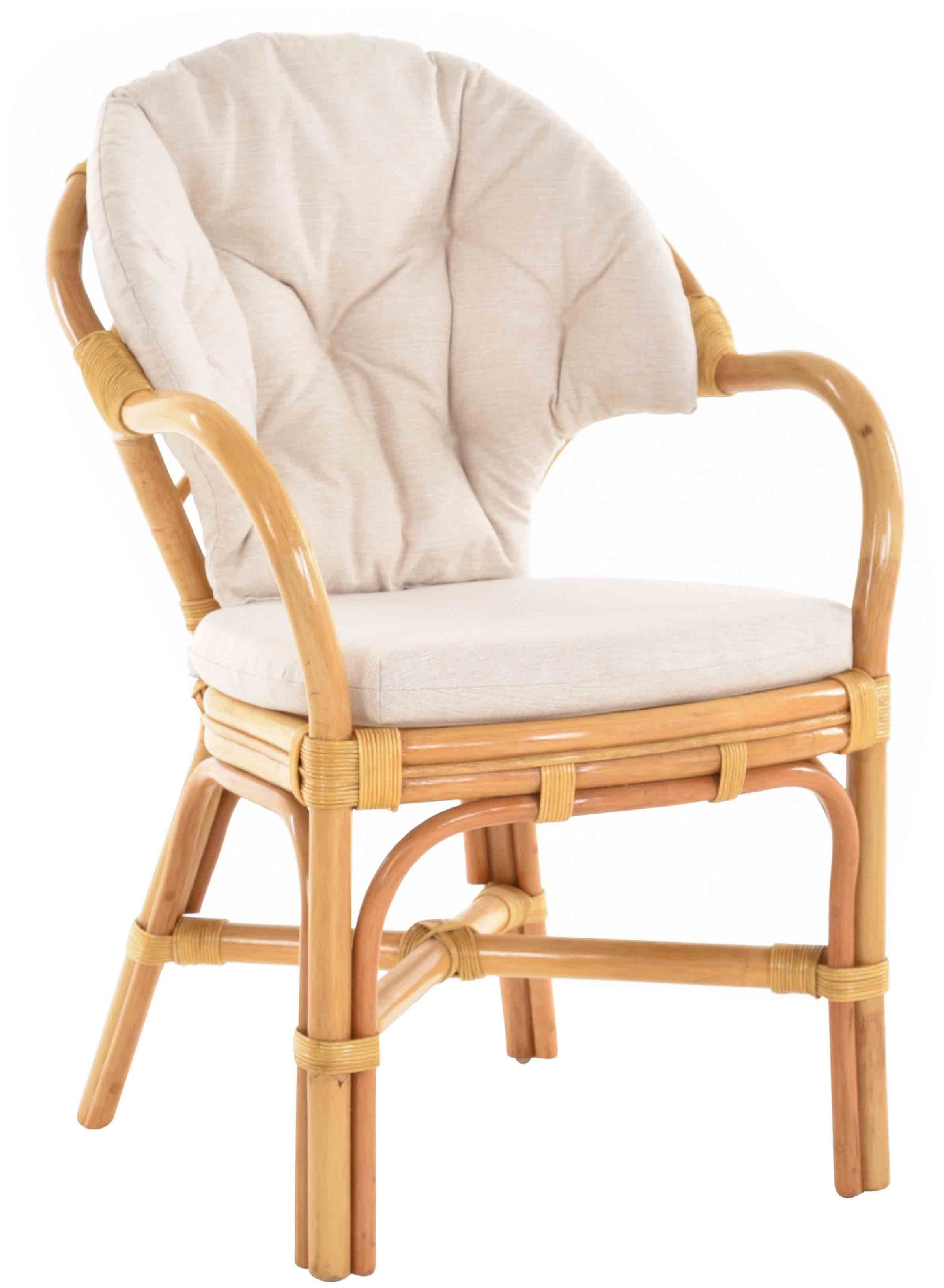 Rattan Sessel Möbel NEU in der Farbe honig Stuhl Korbsessel stapelbar 