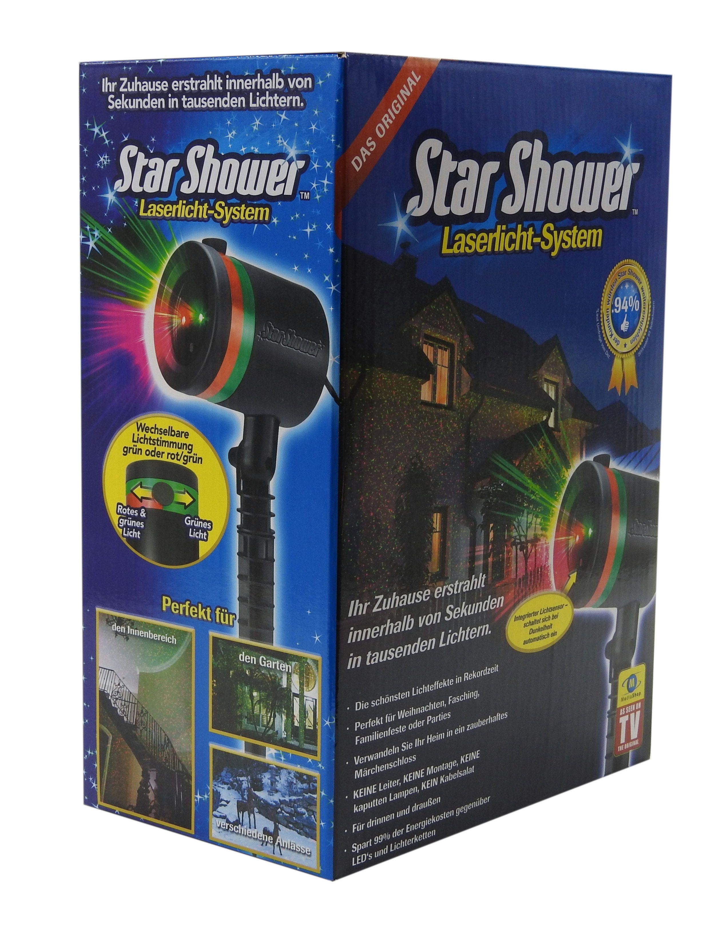 Star Shower Motion Laser Projektor Licht Beleuchtung Garten  Projektionslampe