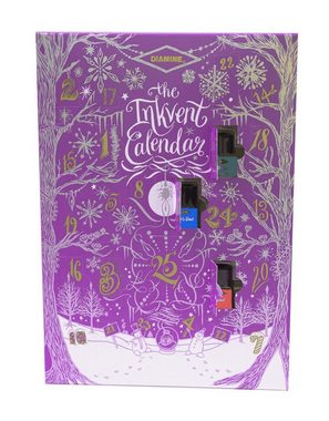 Diamine Diamine Inkvender Purple Weihnachtskalender Adventskalender Tintenkale Tintenglas (kein Set)