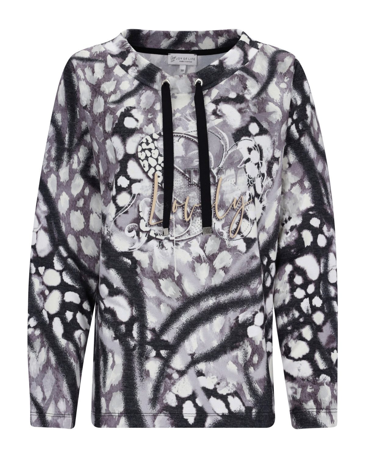 Hajo Sweatshirt Sweatshirt mit Zierbändern günstig online kaufen