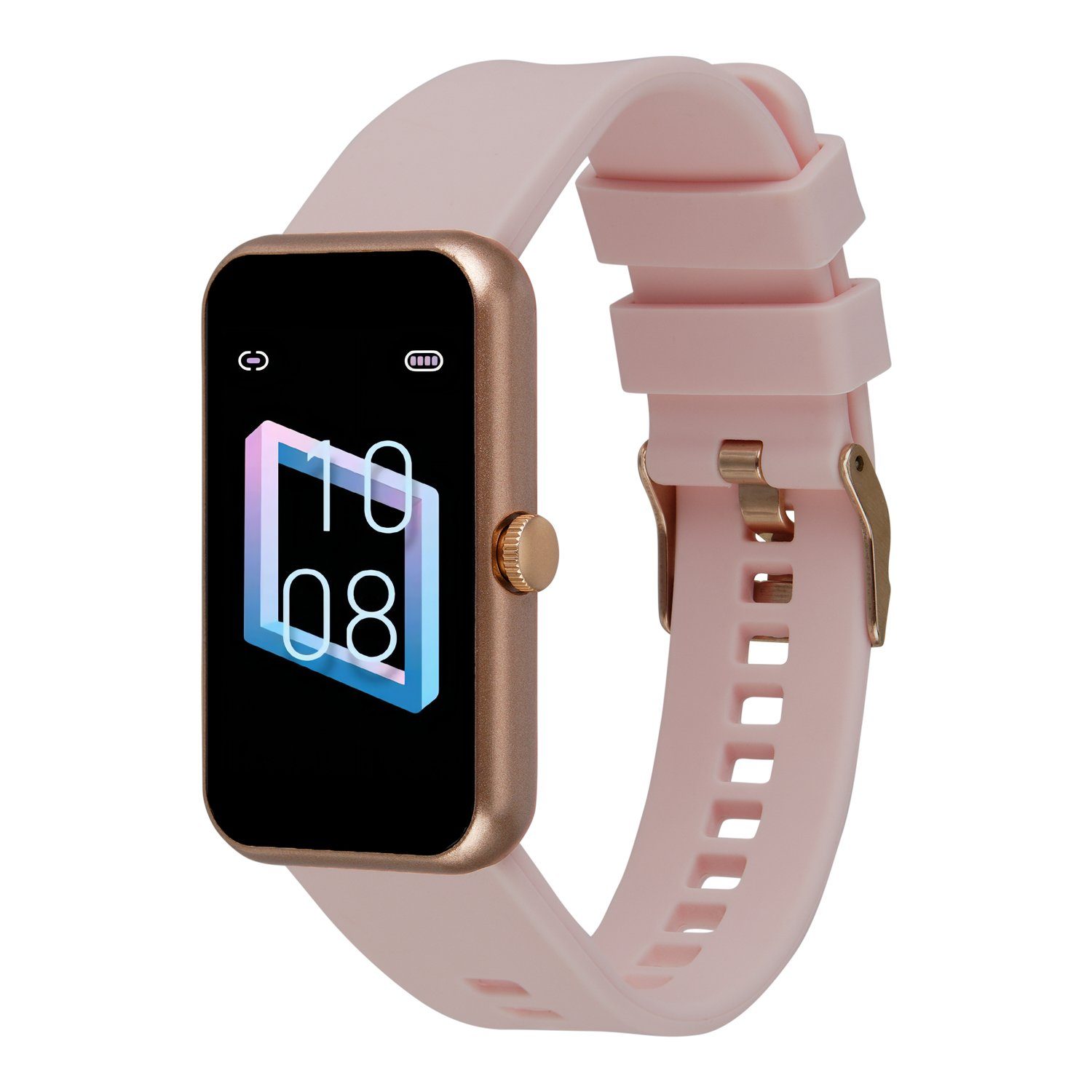 XCOAST CADIZ Fitness Tracker und Pulsuhr für Damen mit Blutdruckmessung  Smartwatch (4,5 cm/1,45 Zoll, Damen Uhr Watch für IOS und Android) IP67  Wasserdicht, HD Voll Touchscreen, Blutdruck, Blutsauerstoff, Schritte,  Puls, Kalorien