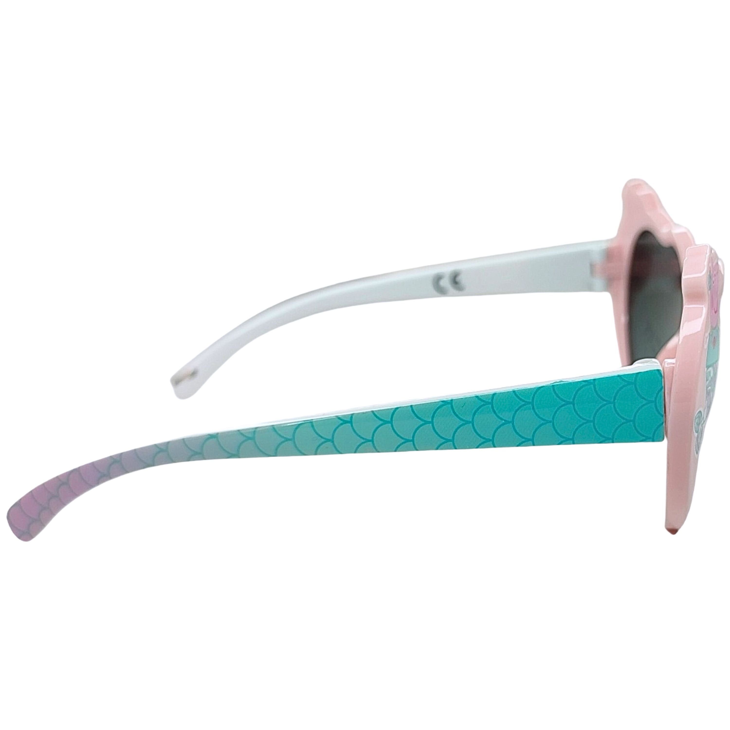 Peppa Wutz Pig 100% in UV Schutz mit Sonnenbrille Herzform Peppa Meerjungfrau
