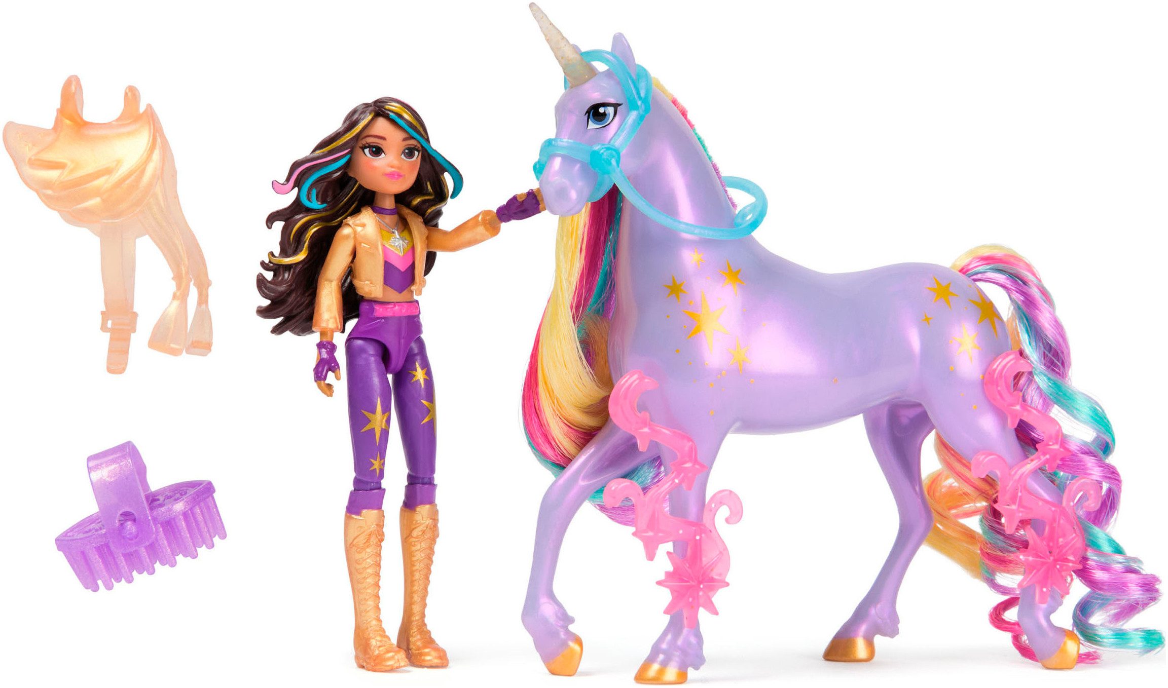 Spin Master Anziehpuppe Unicorn Academy - Sophia & Einhorn Wildstar, mit ec günstig online kaufen