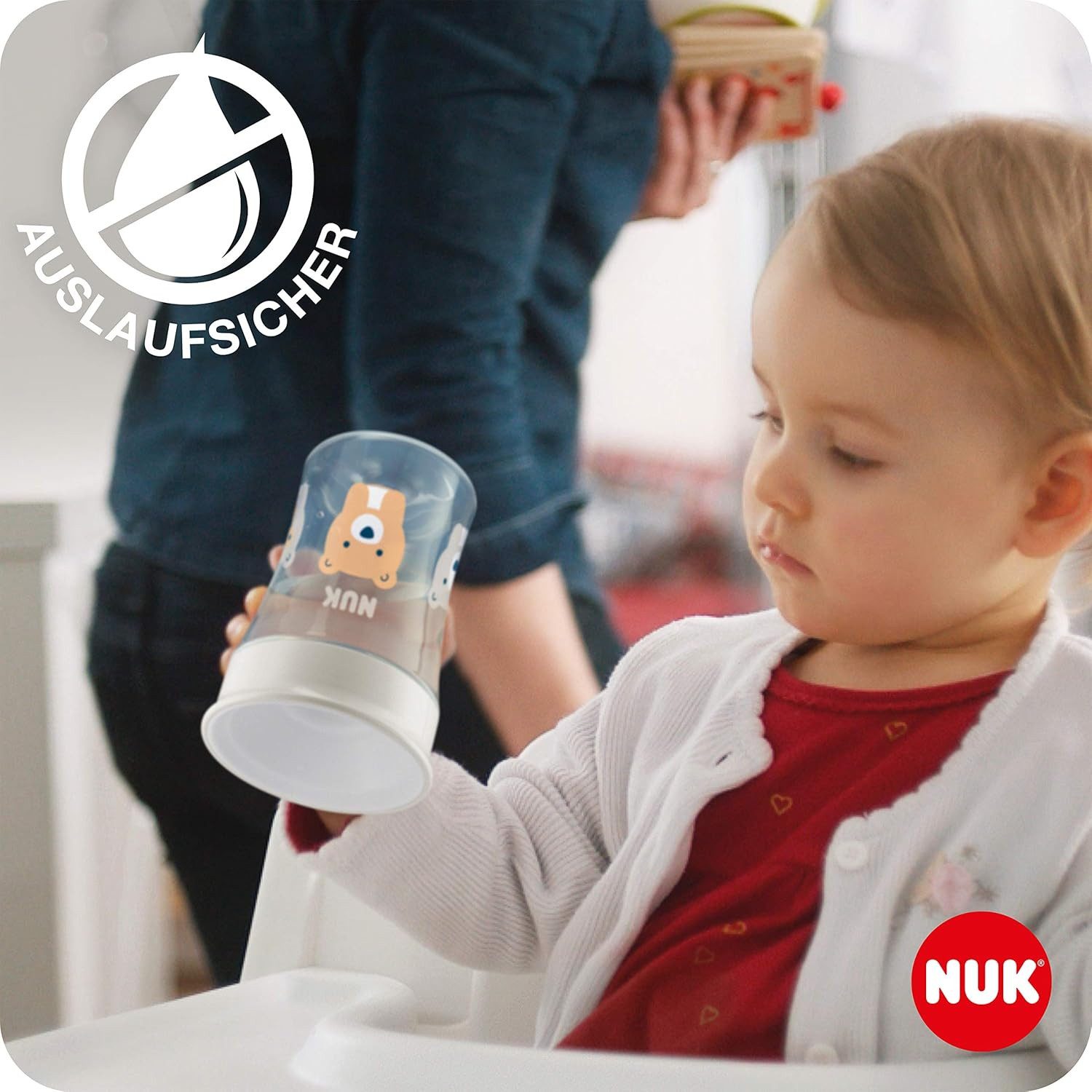 NUK Trinklernbecher NUK Evolution Magic Cup – Timeless Design, BPA-frei, 1-tlg.