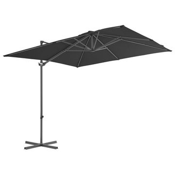 furnicato Sonnenschirm mit Schirmständer Anthrazit