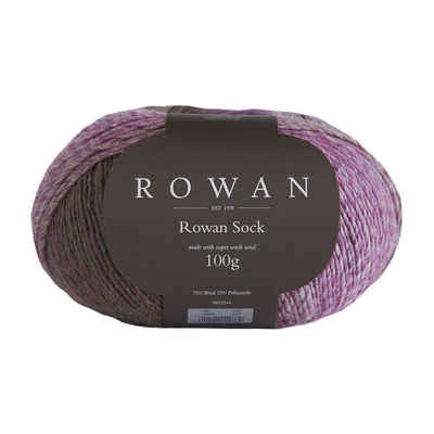 Rowan Sock Yarn Sockenwolle mit Farbverlauf zum Stricken & Häkeln Häkelwolle, 400,00 m (100g Sockengarn wie 4-fach / 4-fädig, Strumpfwolle wie 4fach / 4fädig), sanfter Farbübergang