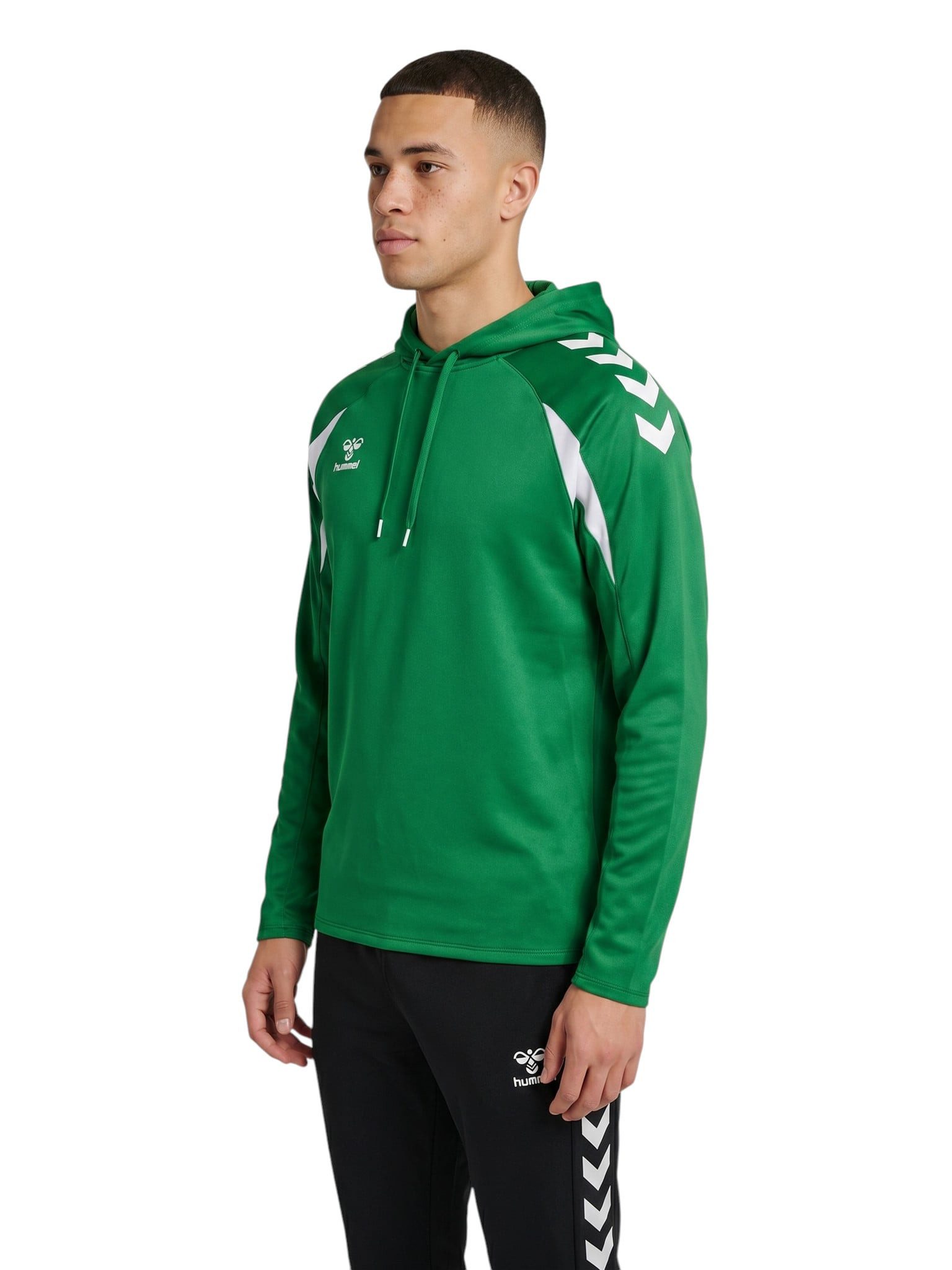 Kapuzenpullover hmlCORE 2.0 Hoodie (100% rec. Polyester) grün Herren