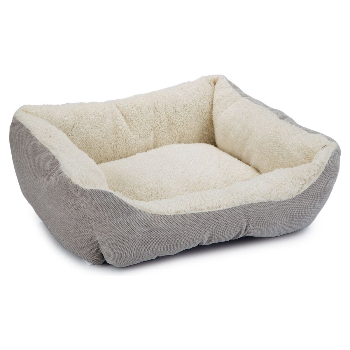 Beeztees Tierbett Katzenbett Mogina Plüsch grau günstig online kaufen
