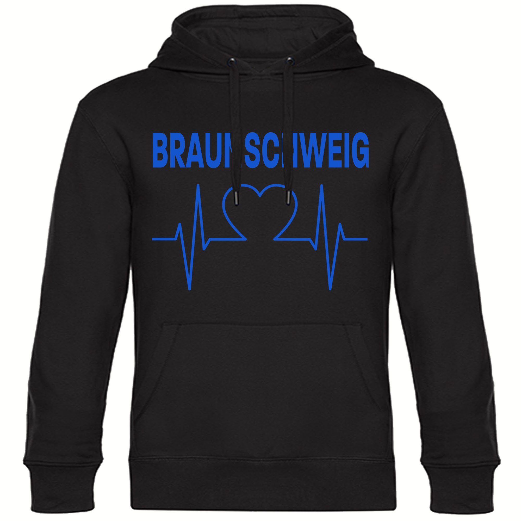Kapuzensweatshirt Braunschweig - Herzschlag - Hoodie