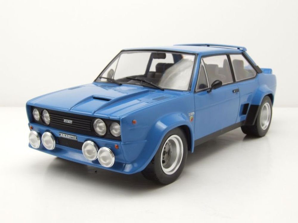 ixo Models Modellauto Fiat 131 Abarth 1980 blau Modellauto 1:18 ixo models, Maßstab 1:18