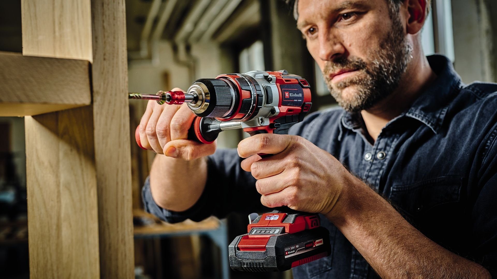 Einhell 18 V Akku-Schlagbohrschrauber Power X-Change TP-CD 18 Li-i BL günstig online kaufen