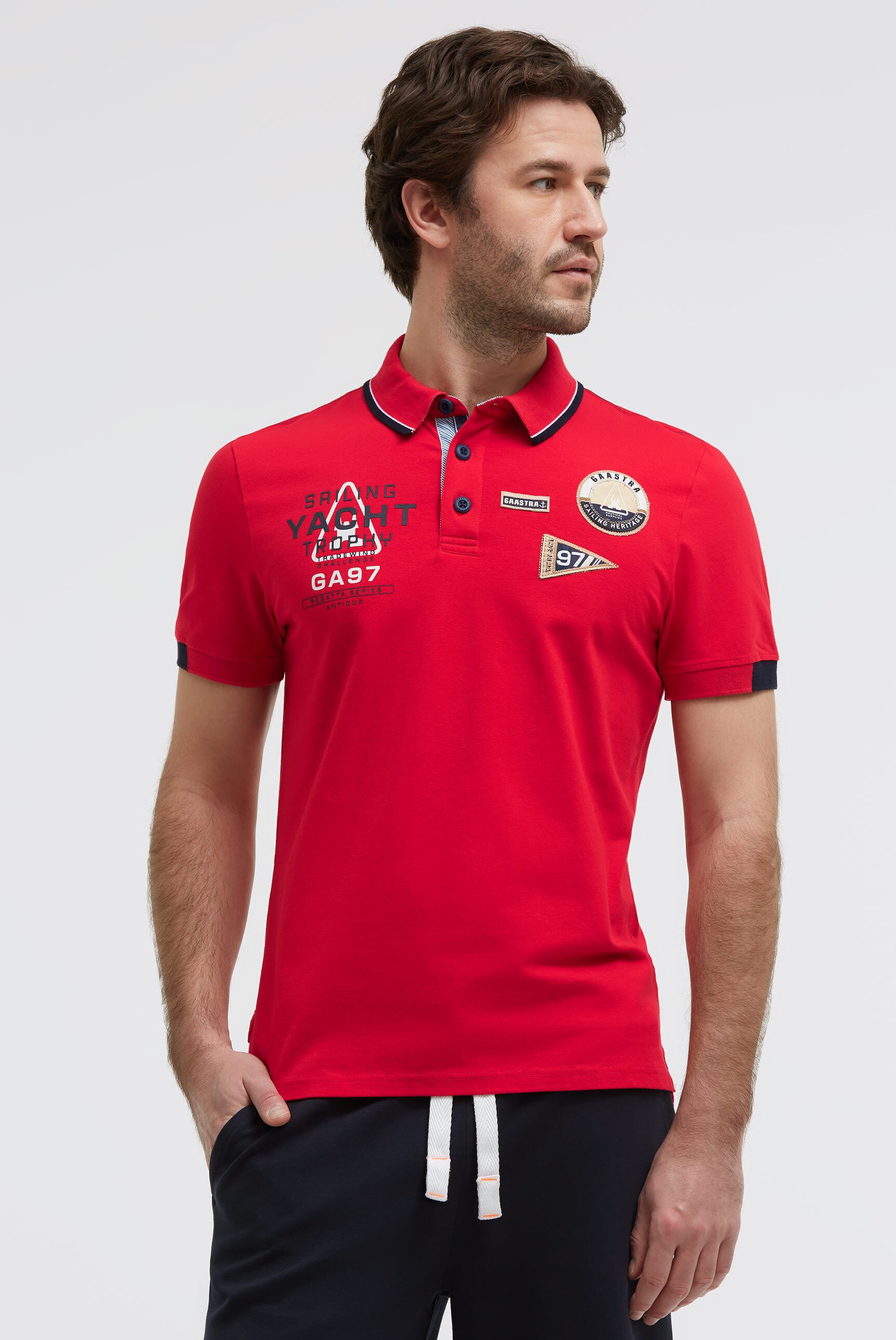 Gaastra Poloshirt mit Seitenschlitze