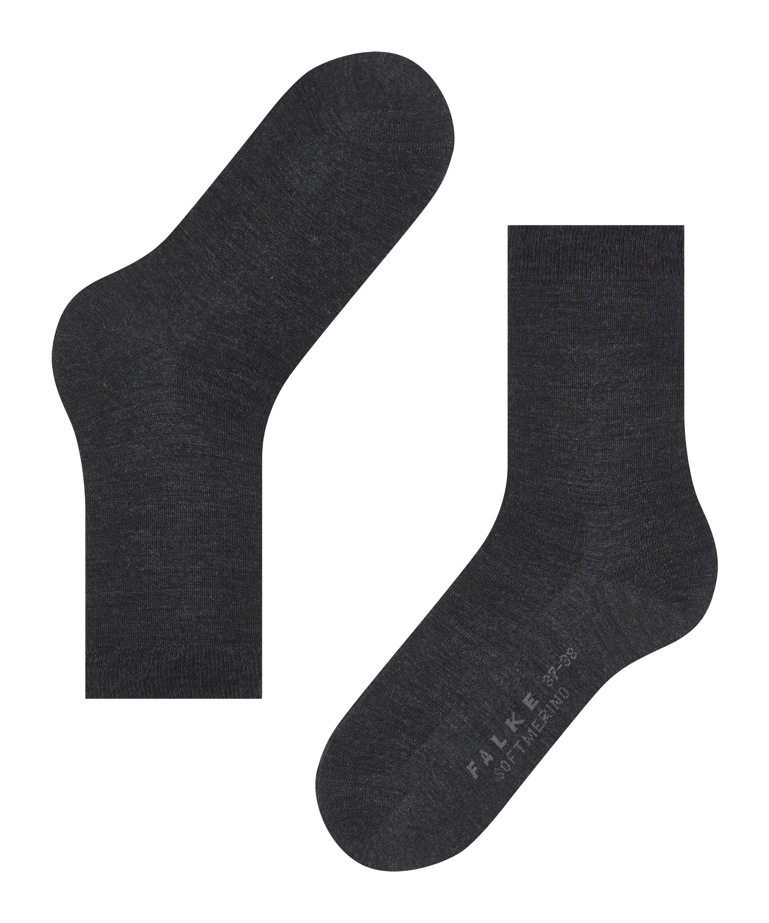 FALKE Socken Softmerino feines Maschenbild, für Alltag und Business, atmungsaktiv – Bild 4 von 5