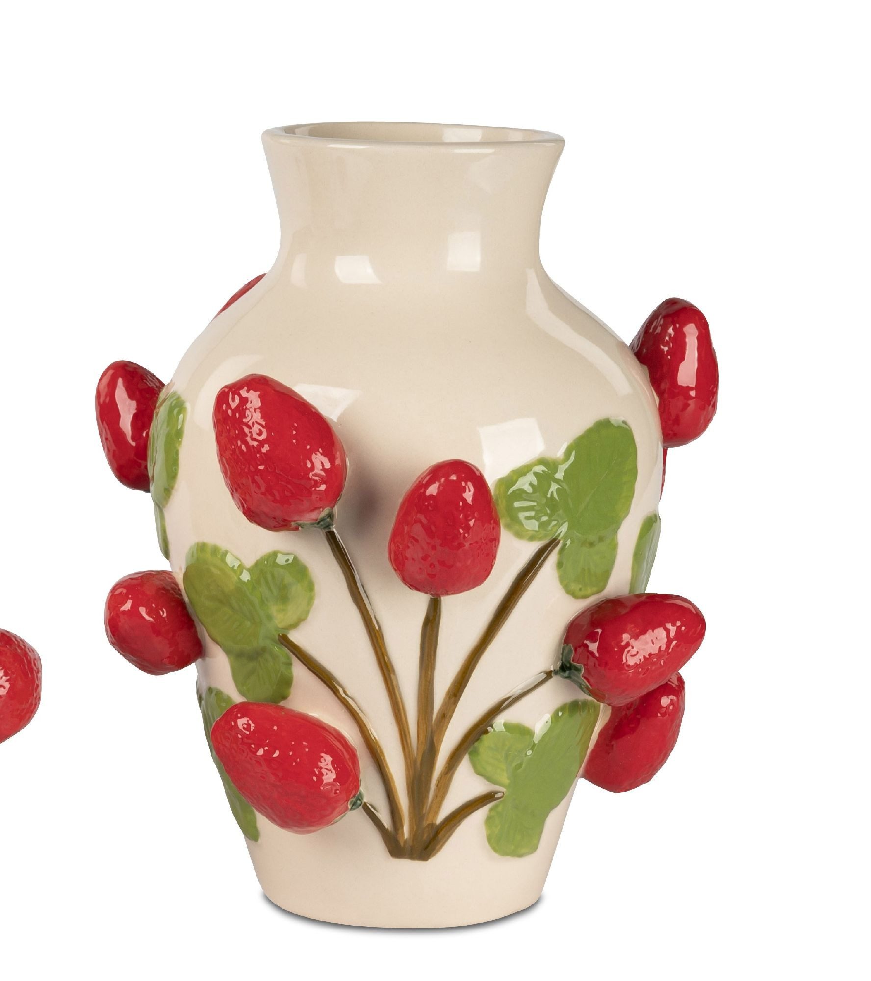 Dekovase Erdbeeren